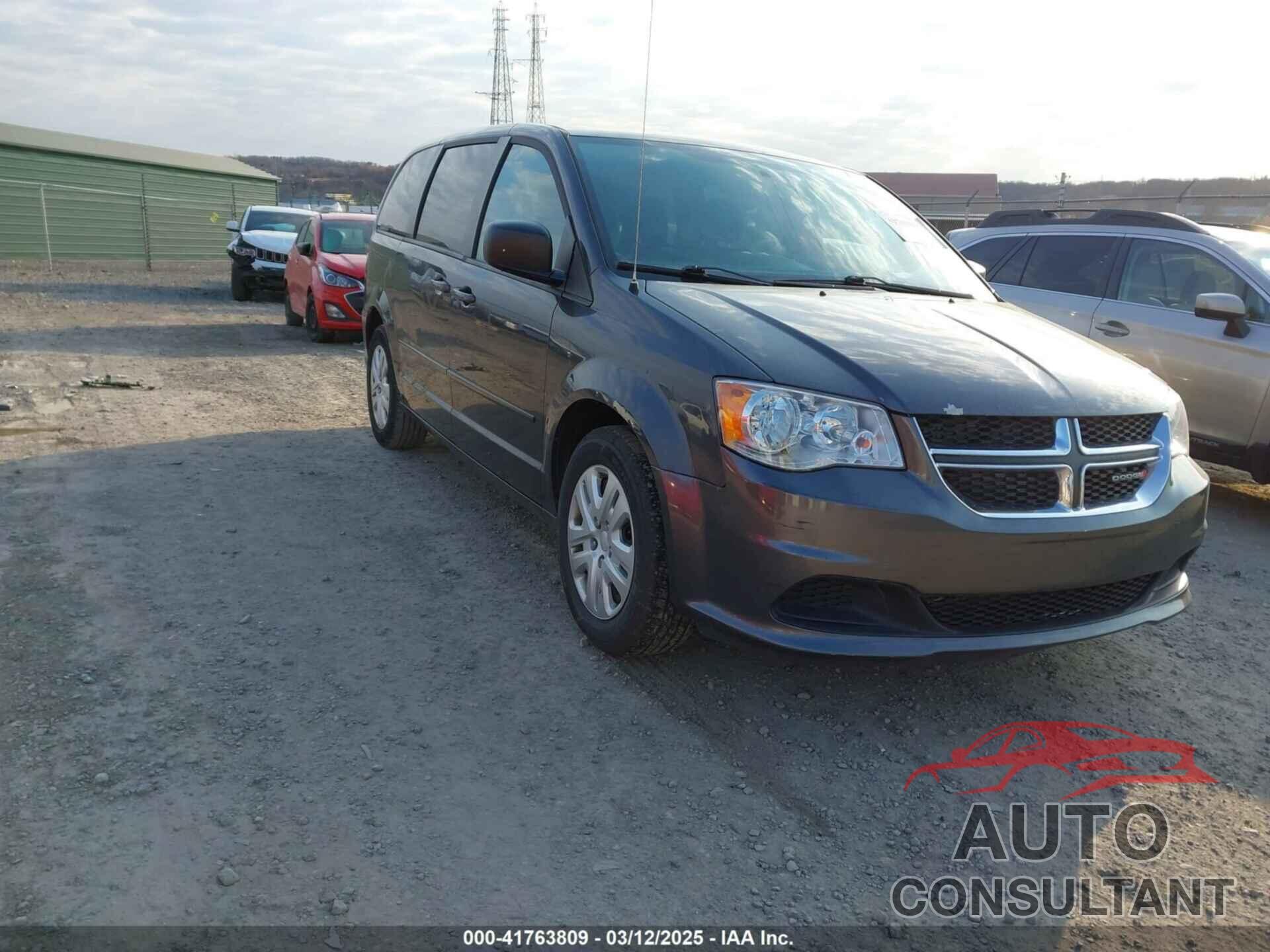 DODGE GRAND CARAVAN 2017 - 2C4RDGBG6HR830675