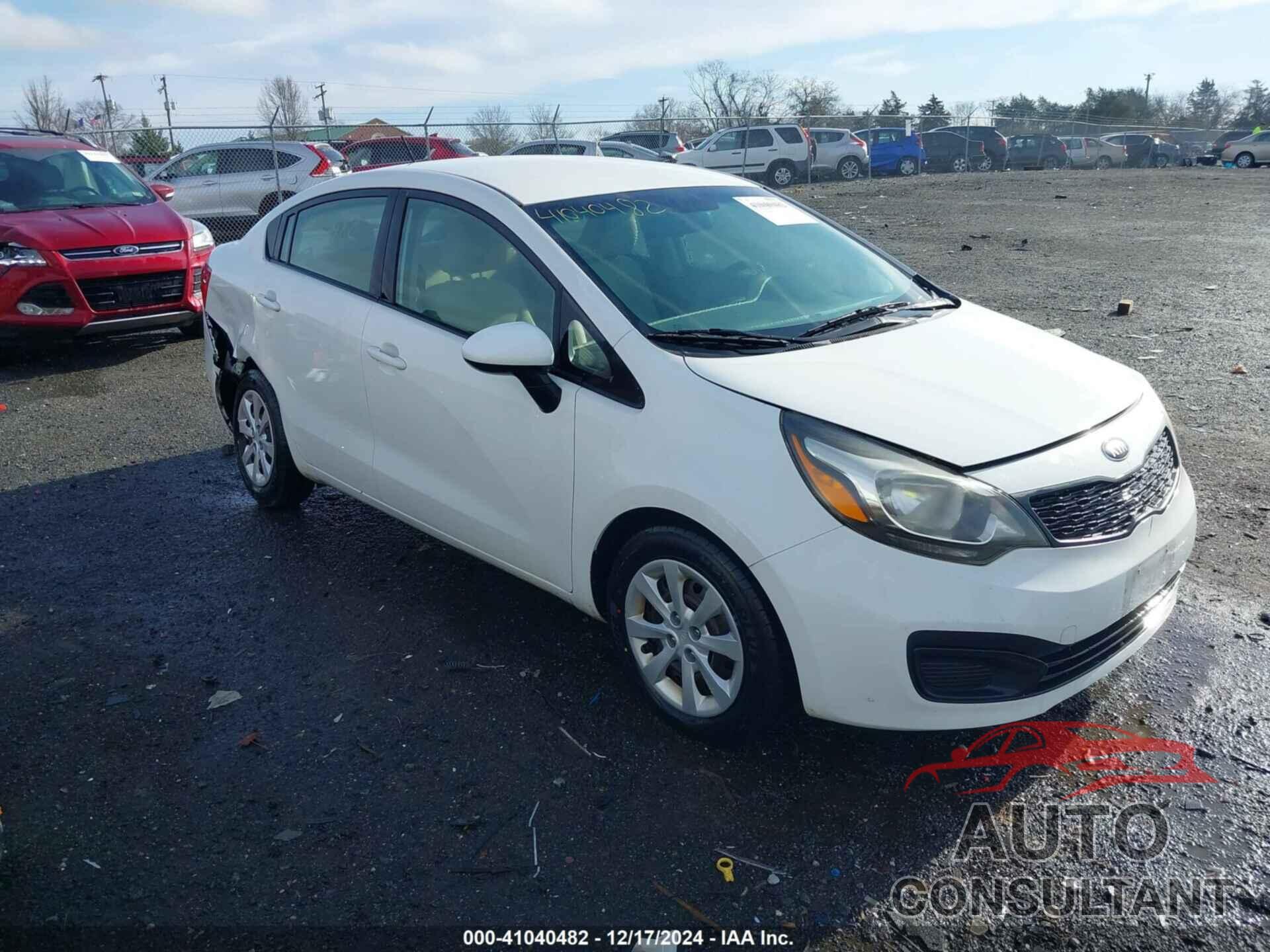 KIA RIO 2013 - KNADM4A30D6189495