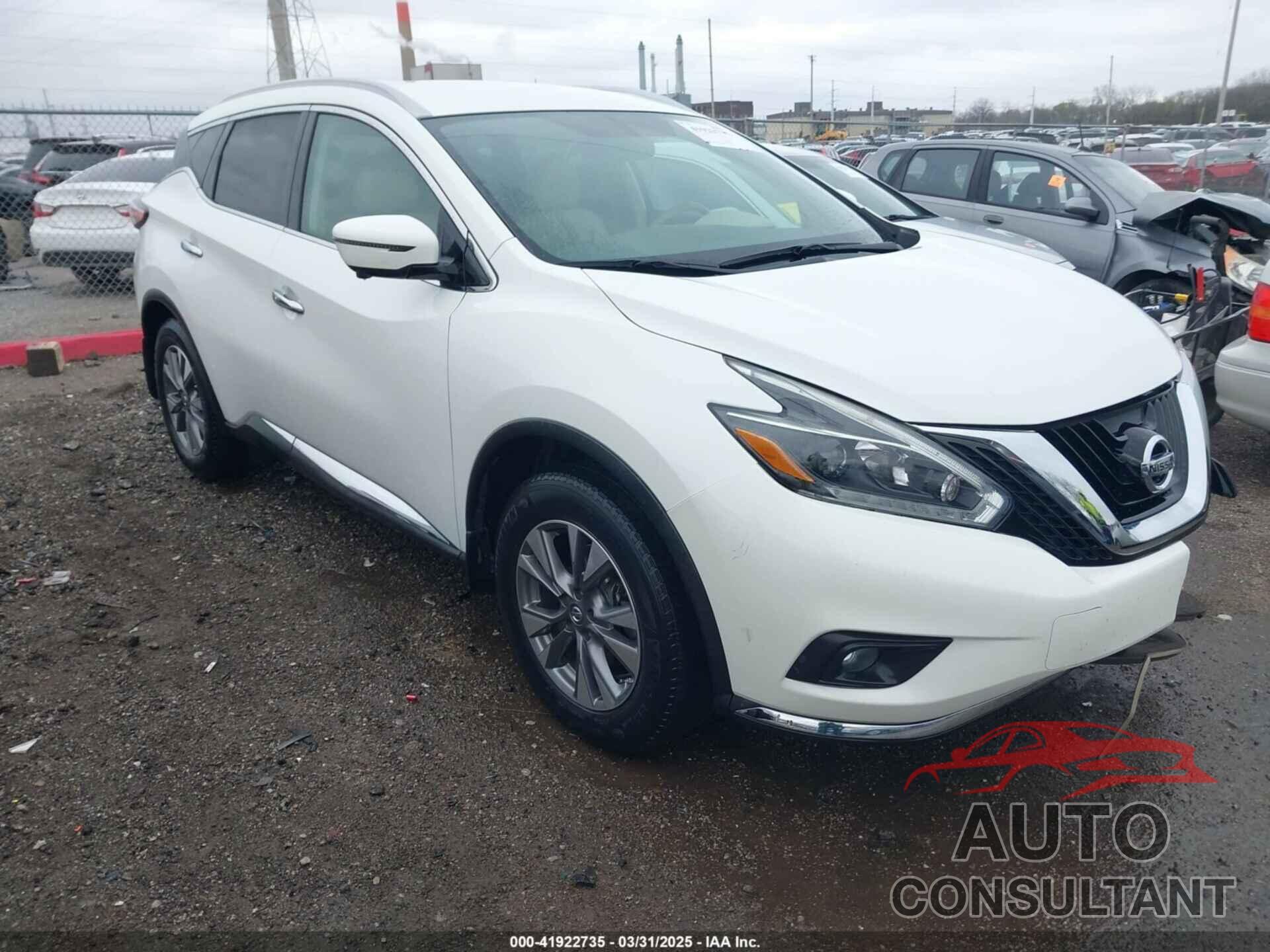 NISSAN MURANO 2018 - 5N1AZ2MH9JN163641