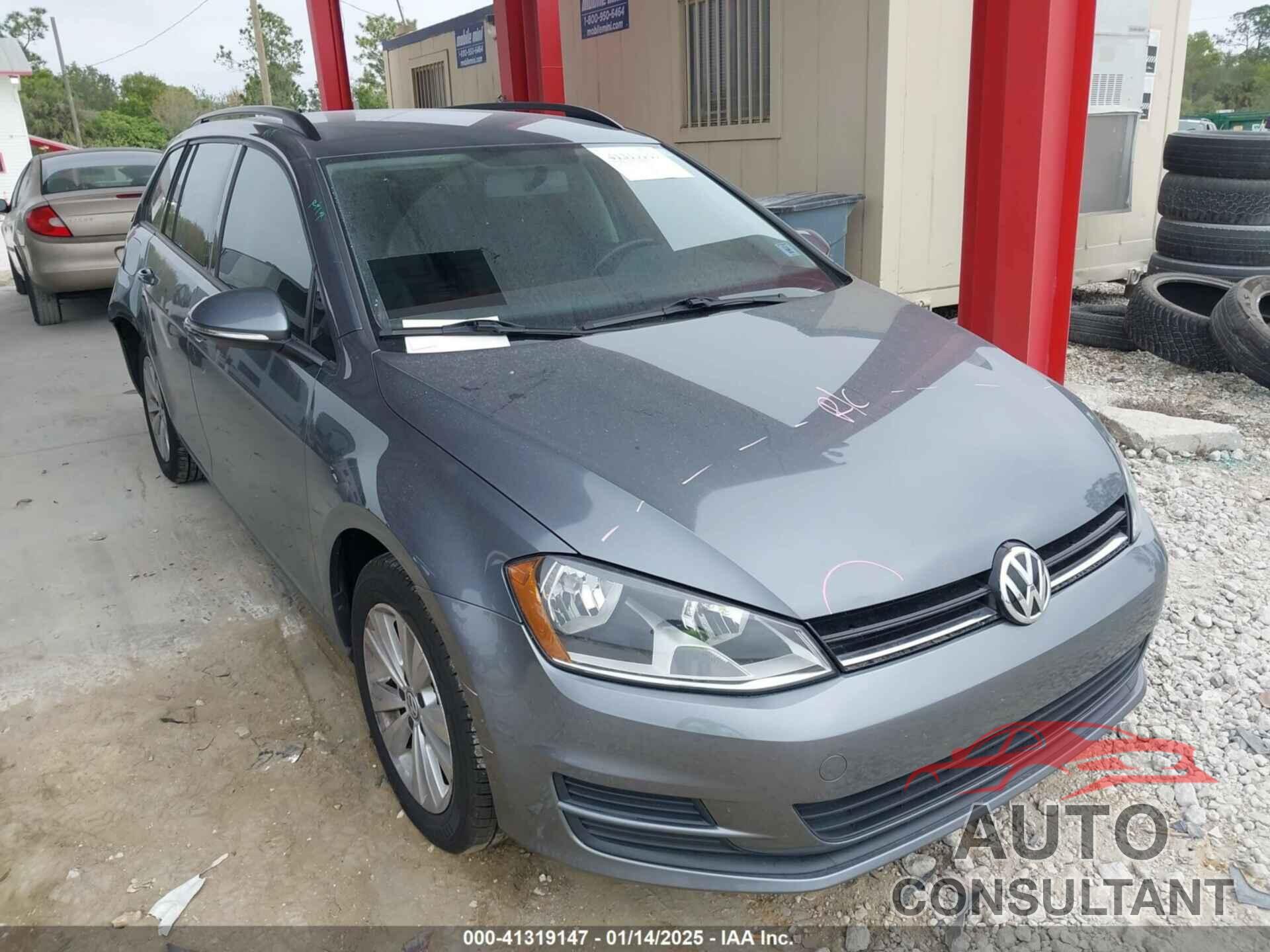 VOLKSWAGEN GOLF SPORTWAGEN 2017 - 3VWU17AU6HM528933