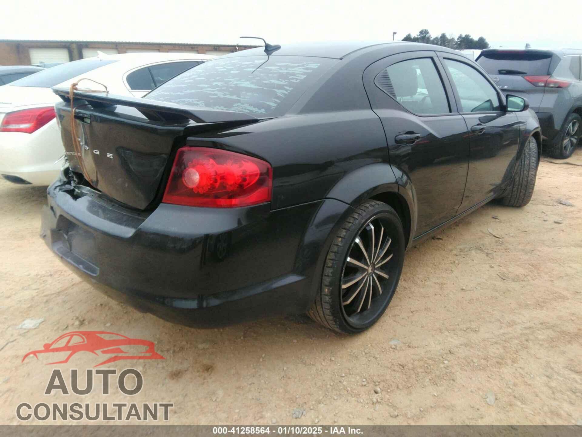 DODGE AVENGER 2013 - 1C3CDZAG4DN504856