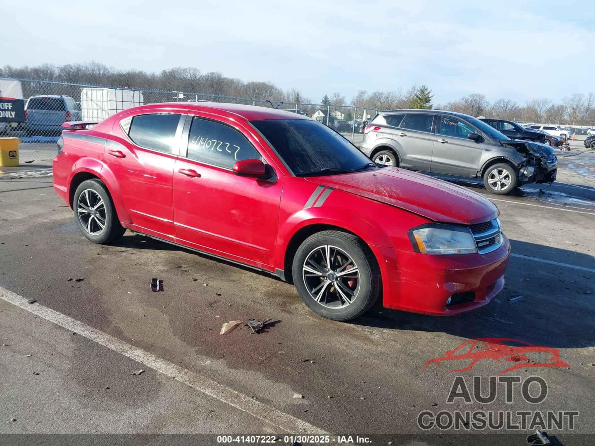 DODGE AVENGER 2013 - 1C3CDZCG8DN741086