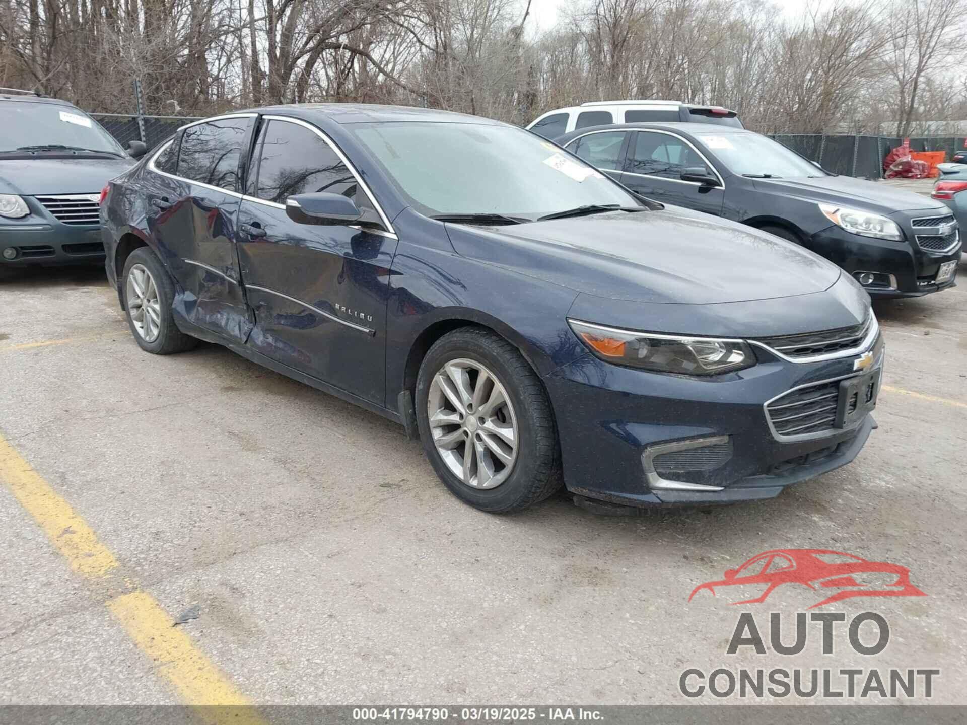 CHEVROLET MALIBU 2017 - 1G1ZE5ST2HF168849