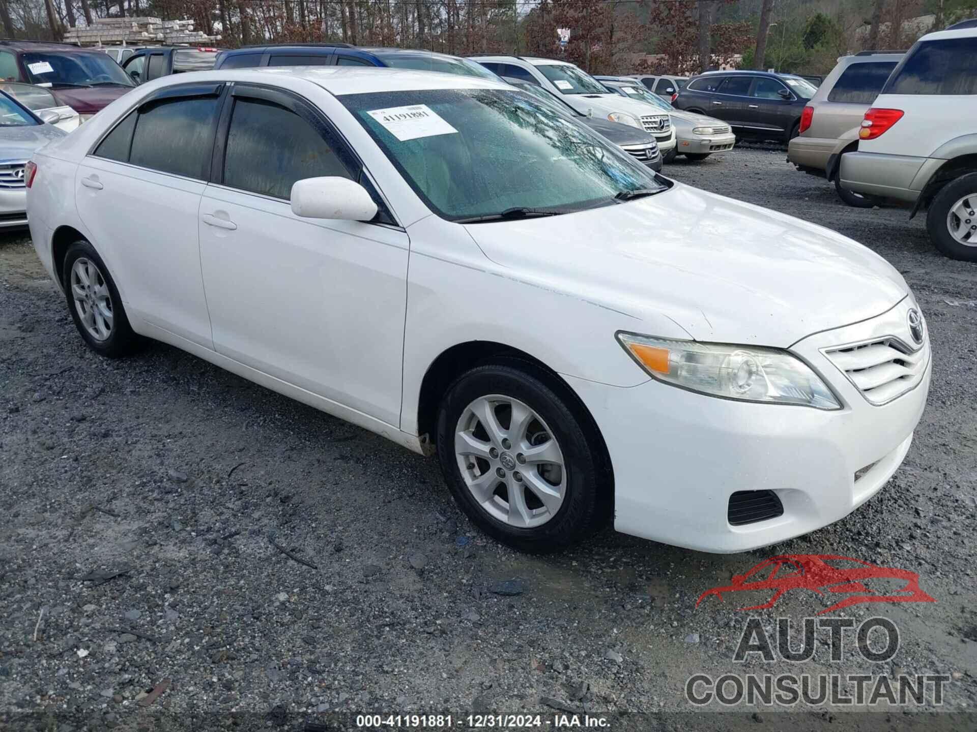 TOYOTA CAMRY 2010 - 4T1BF3EK6AU554801