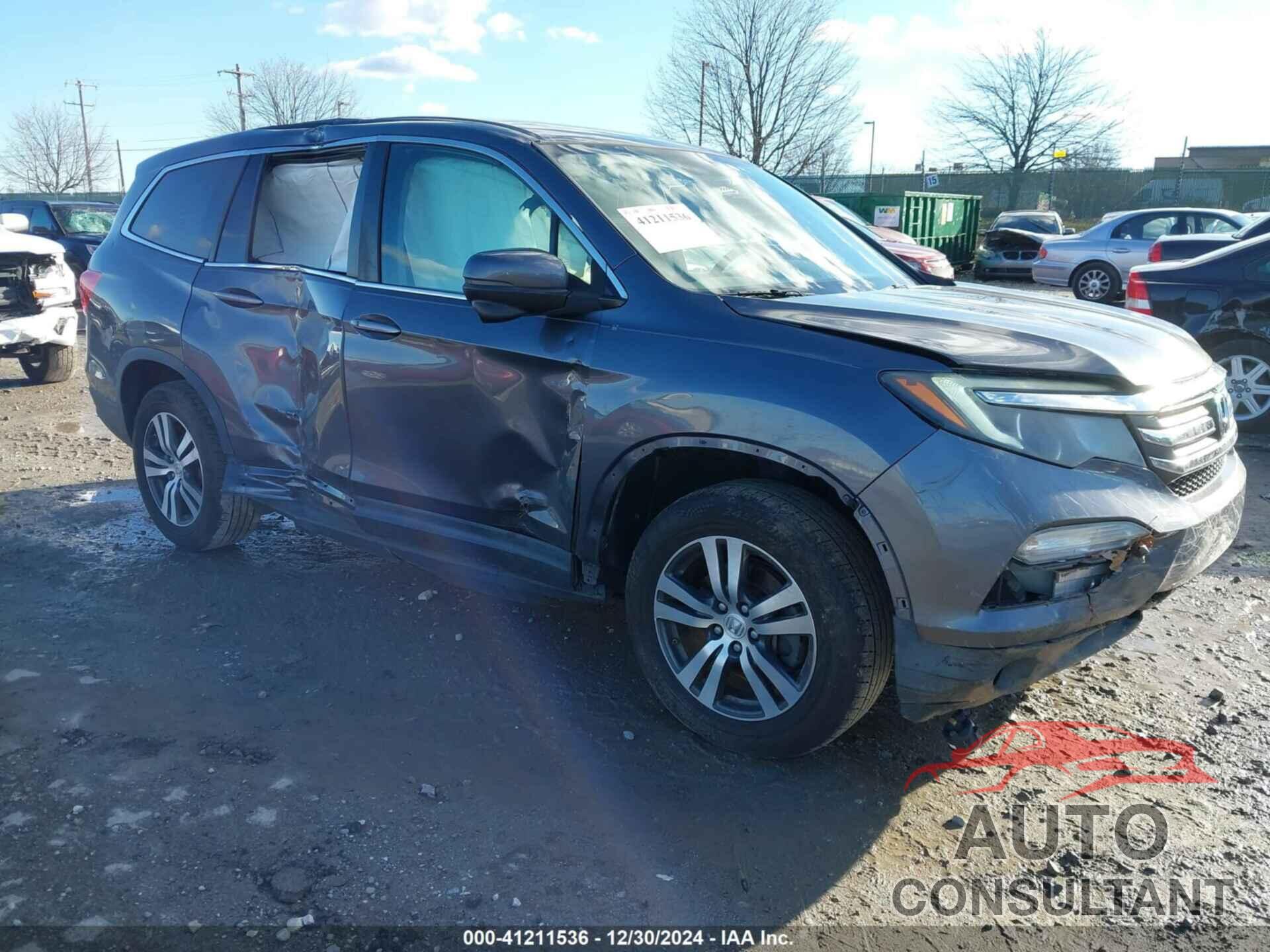 HONDA PILOT 2017 - 5FNYF5H39HB017549