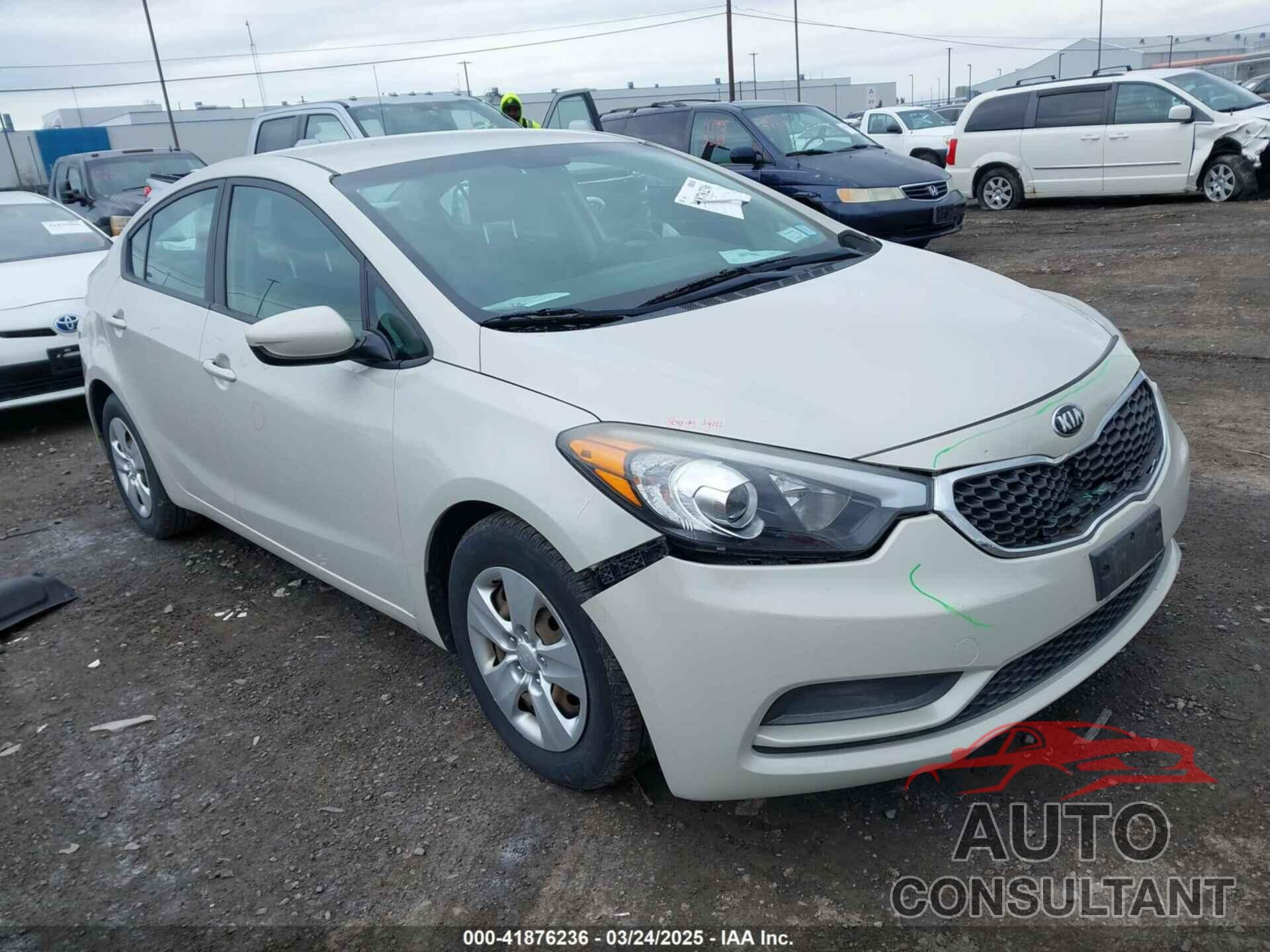 KIA FORTE 2015 - KNAFK4A61F5372678