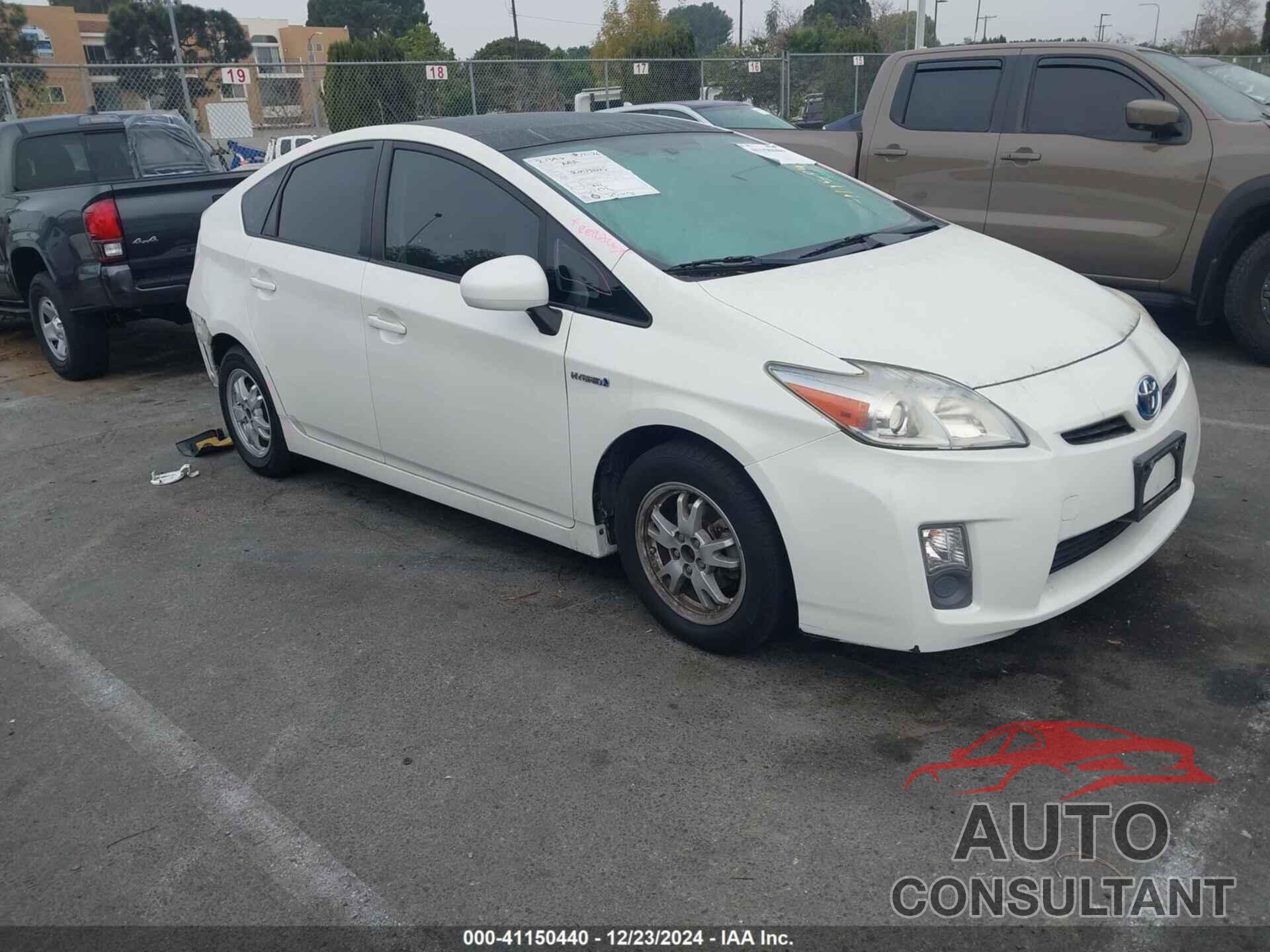 TOYOTA PRIUS 2010 - JTDKN3DU8A5109853