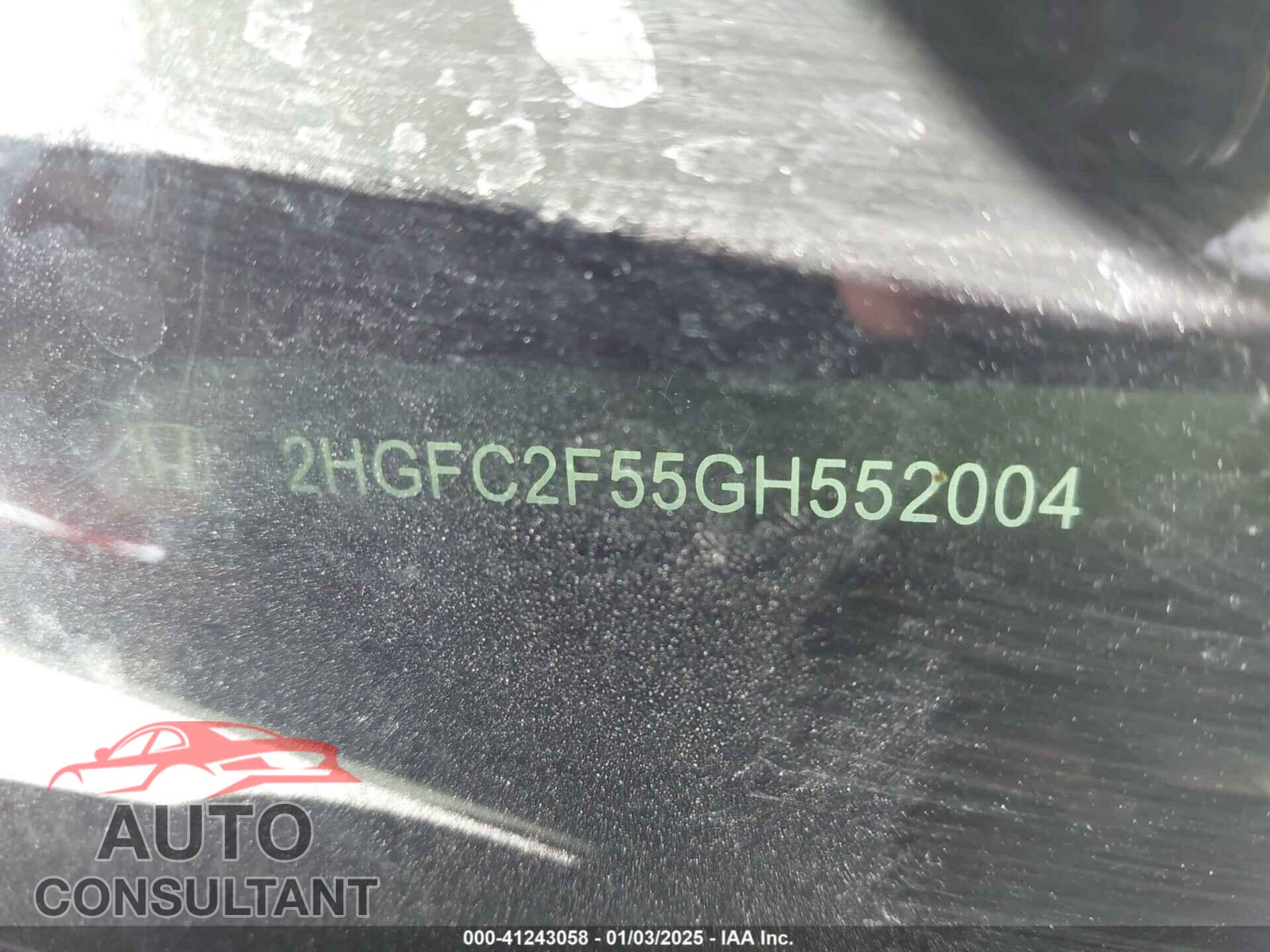 HONDA CIVIC 2016 - 2HGFC2F55GH552004