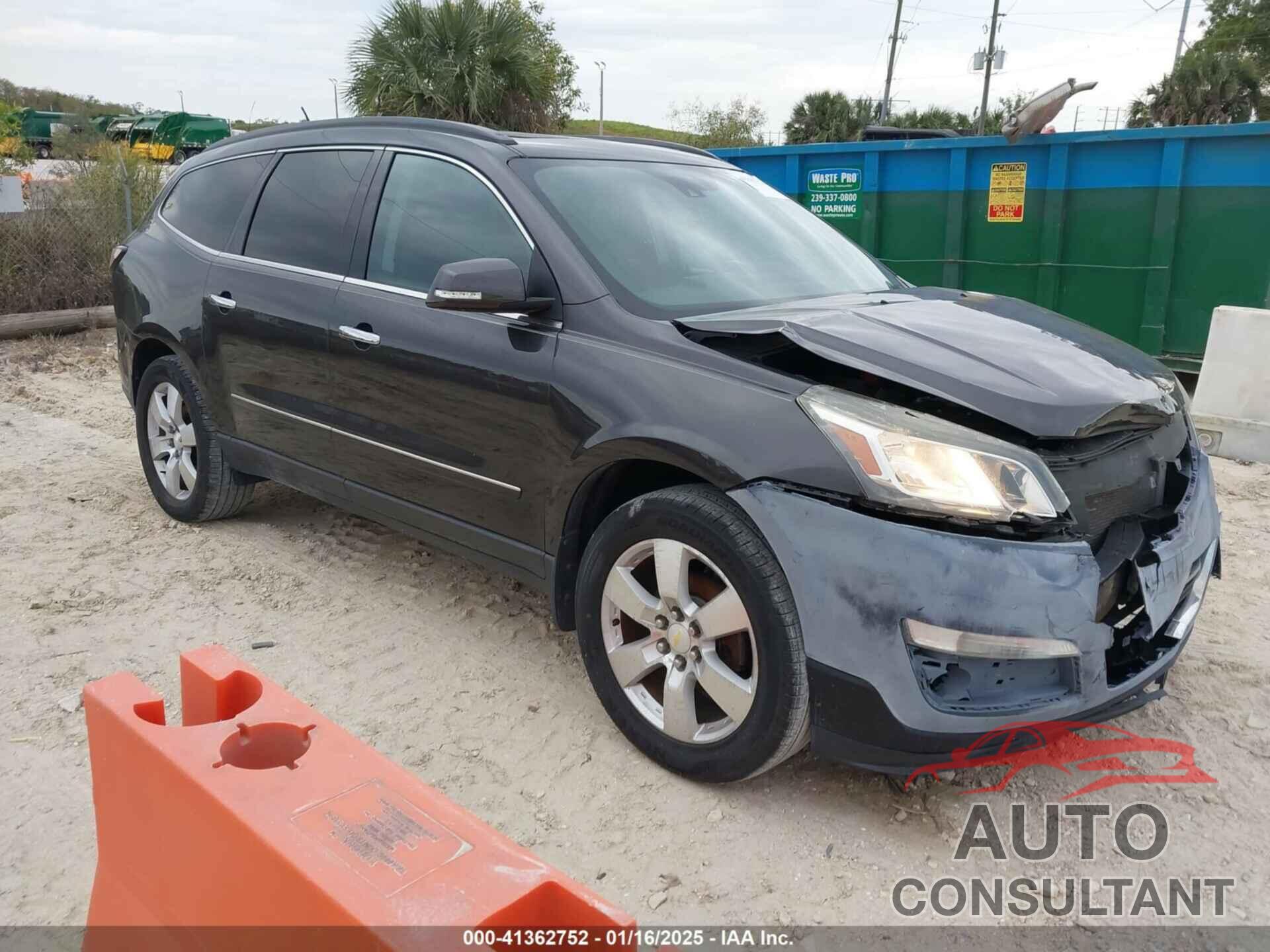 CHEVROLET TRAVERSE 2015 - 1GNKVJKD0FJ347077