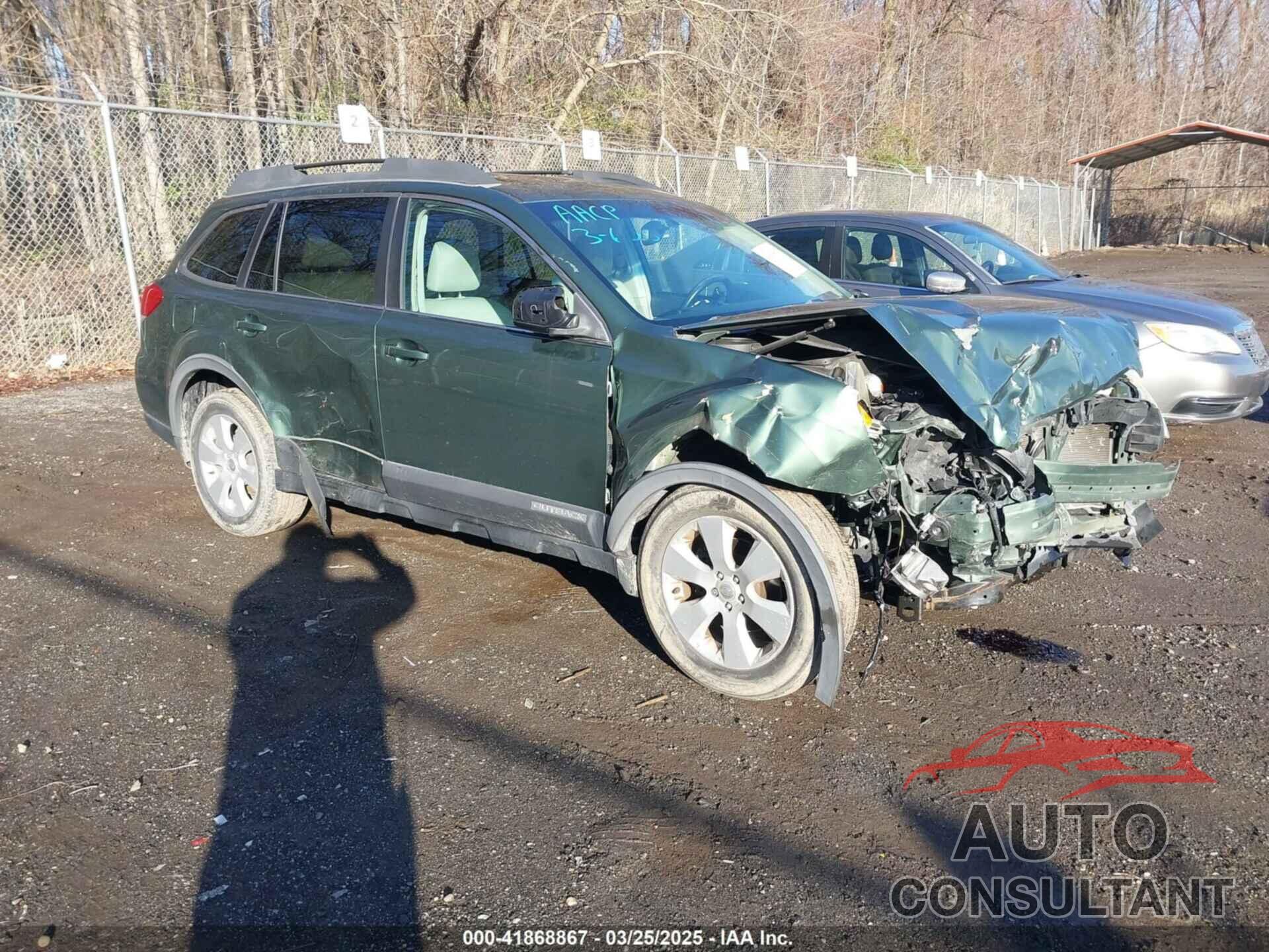 SUBARU OUTBACK 2012 - 4S4BRBGC8C3210869