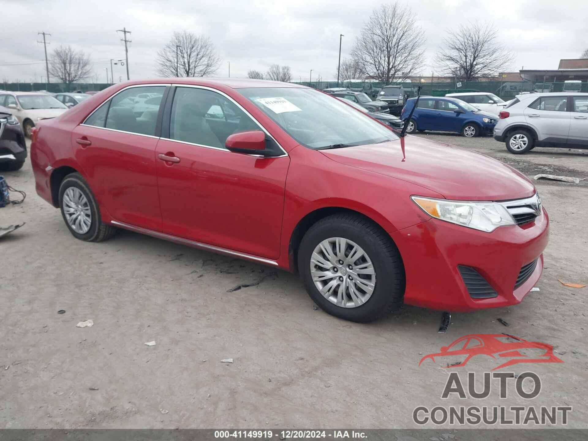 TOYOTA CAMRY 2012 - 4T1BF1FK2CU578017