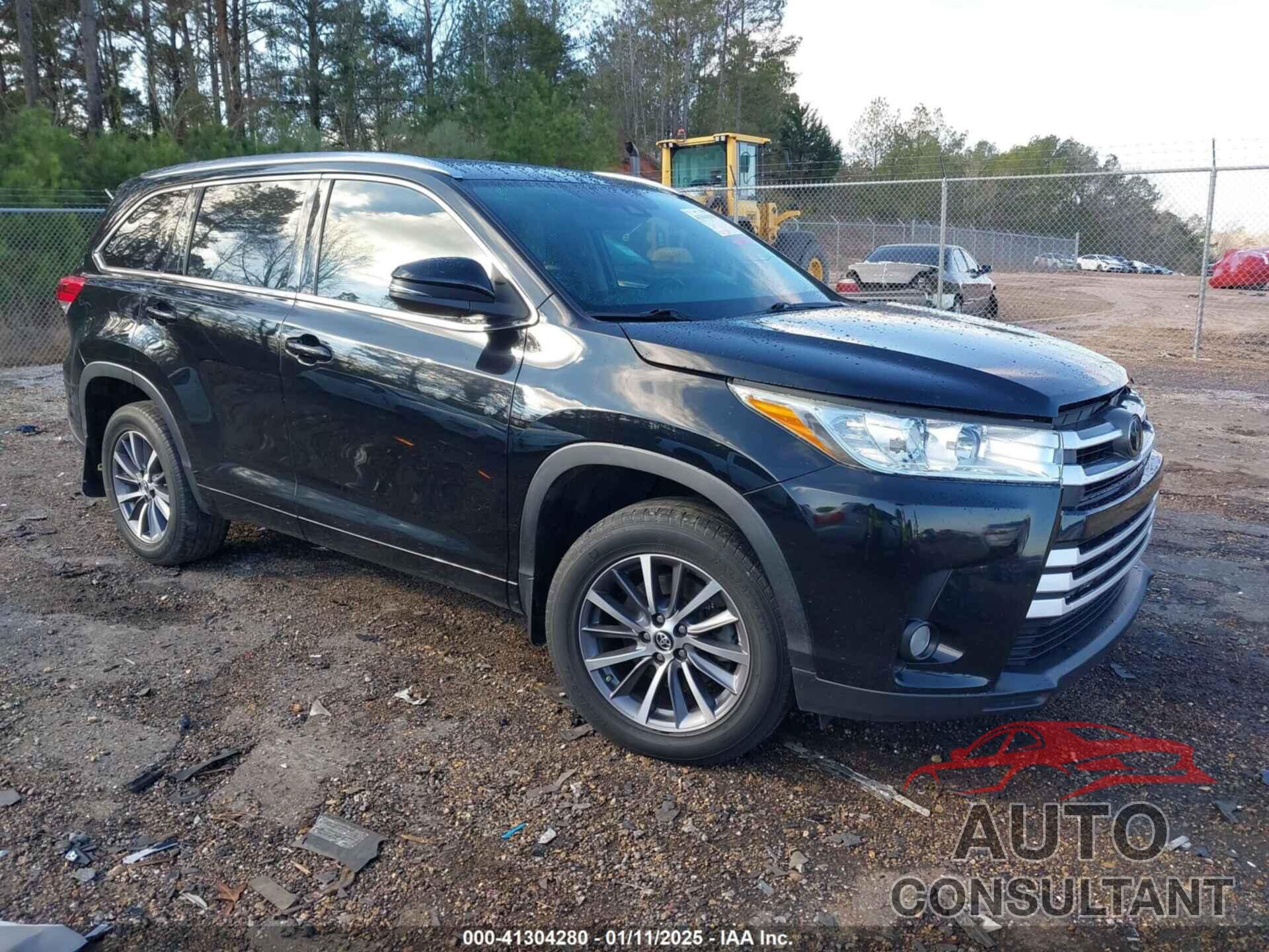 TOYOTA HIGHLANDER 2018 - 5TDKZRFH9JS545709