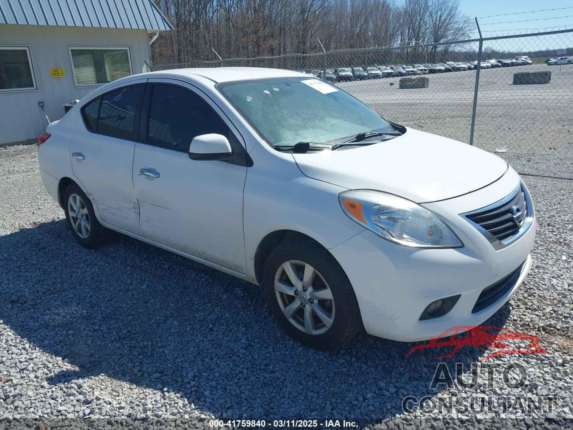 NISSAN VERSA 2012 - 3N1CN7AP4CL815024