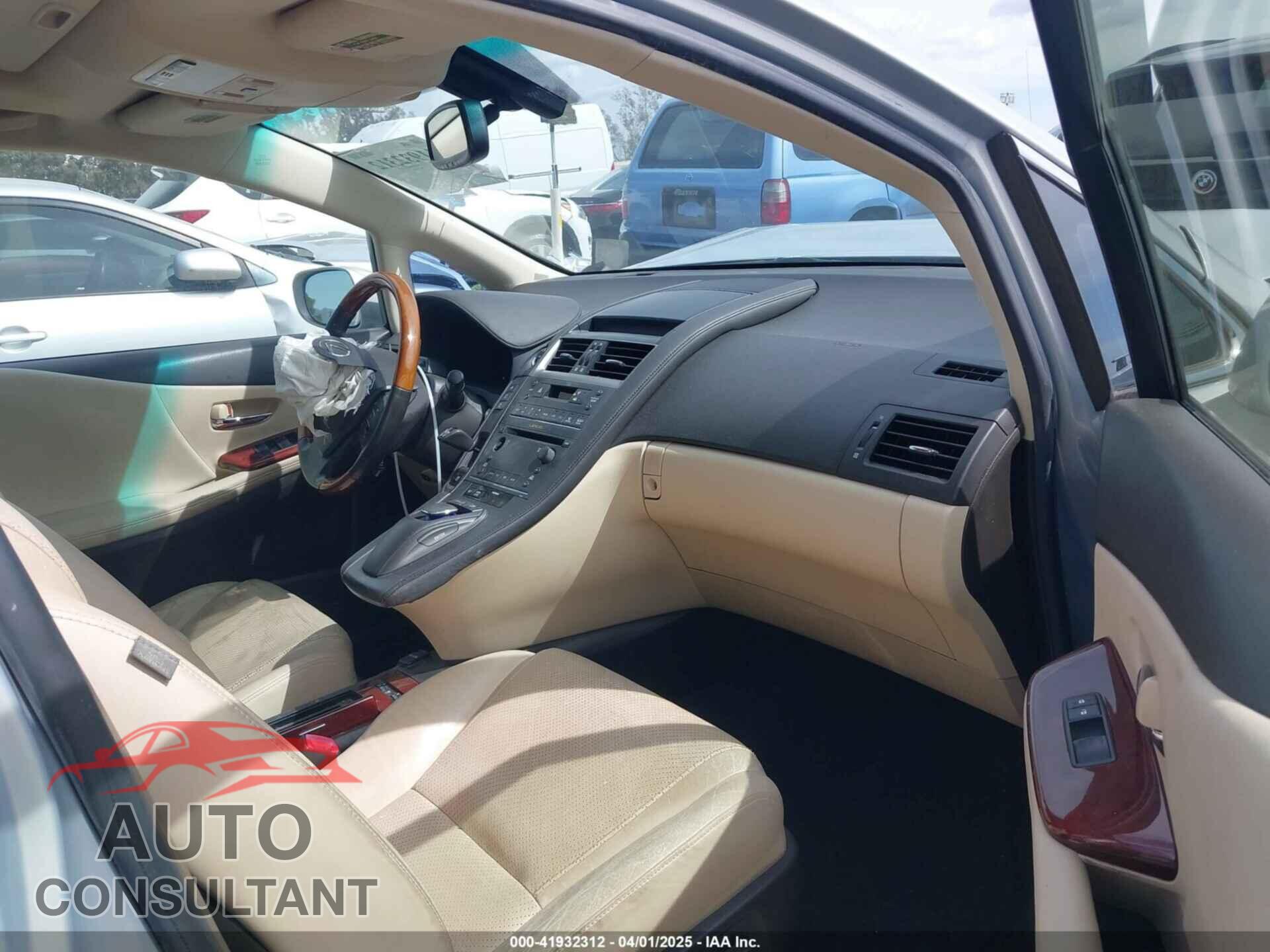 LEXUS HS 250H 2010 - JTHBB1BA6A2013077