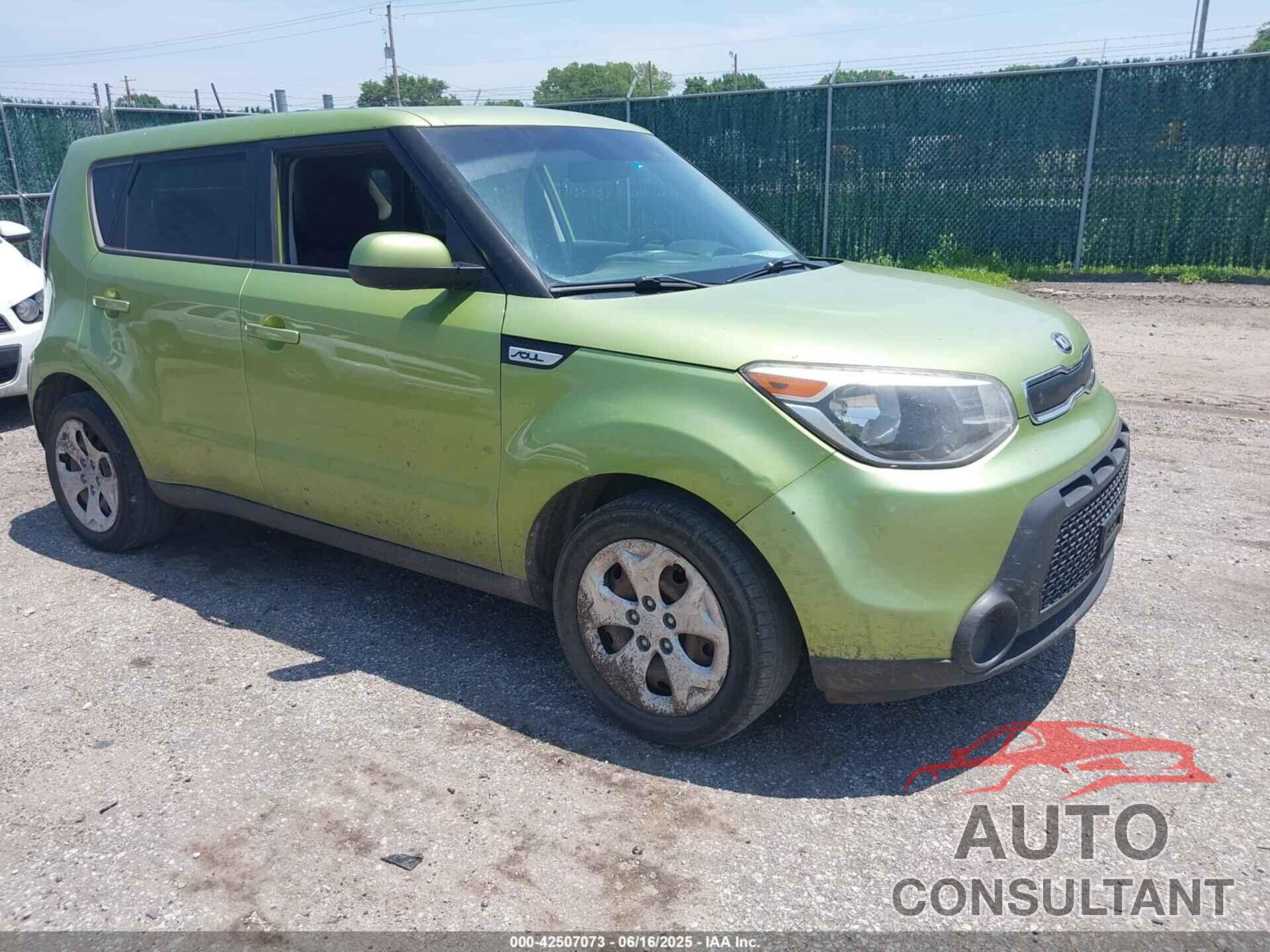 KIA SOUL 2015 - KNDJN2A27F7761738