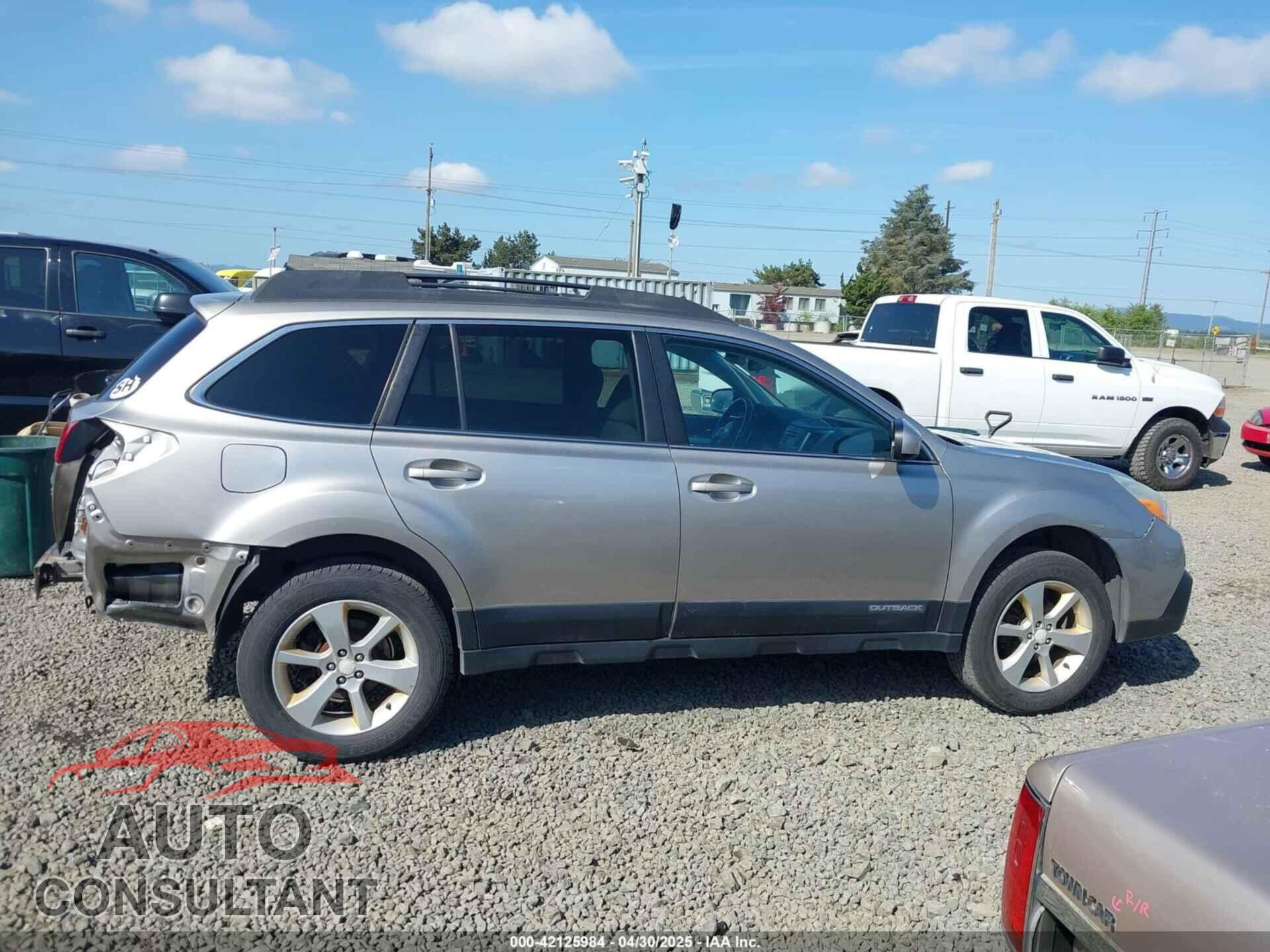 SUBARU OUTBACK 2014 - 4S4BRBCC4E3201983