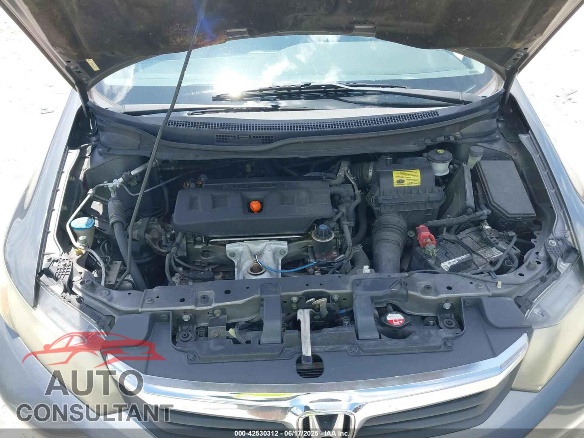 HONDA CIVIC 2012 - 19XFB2E59CE064666