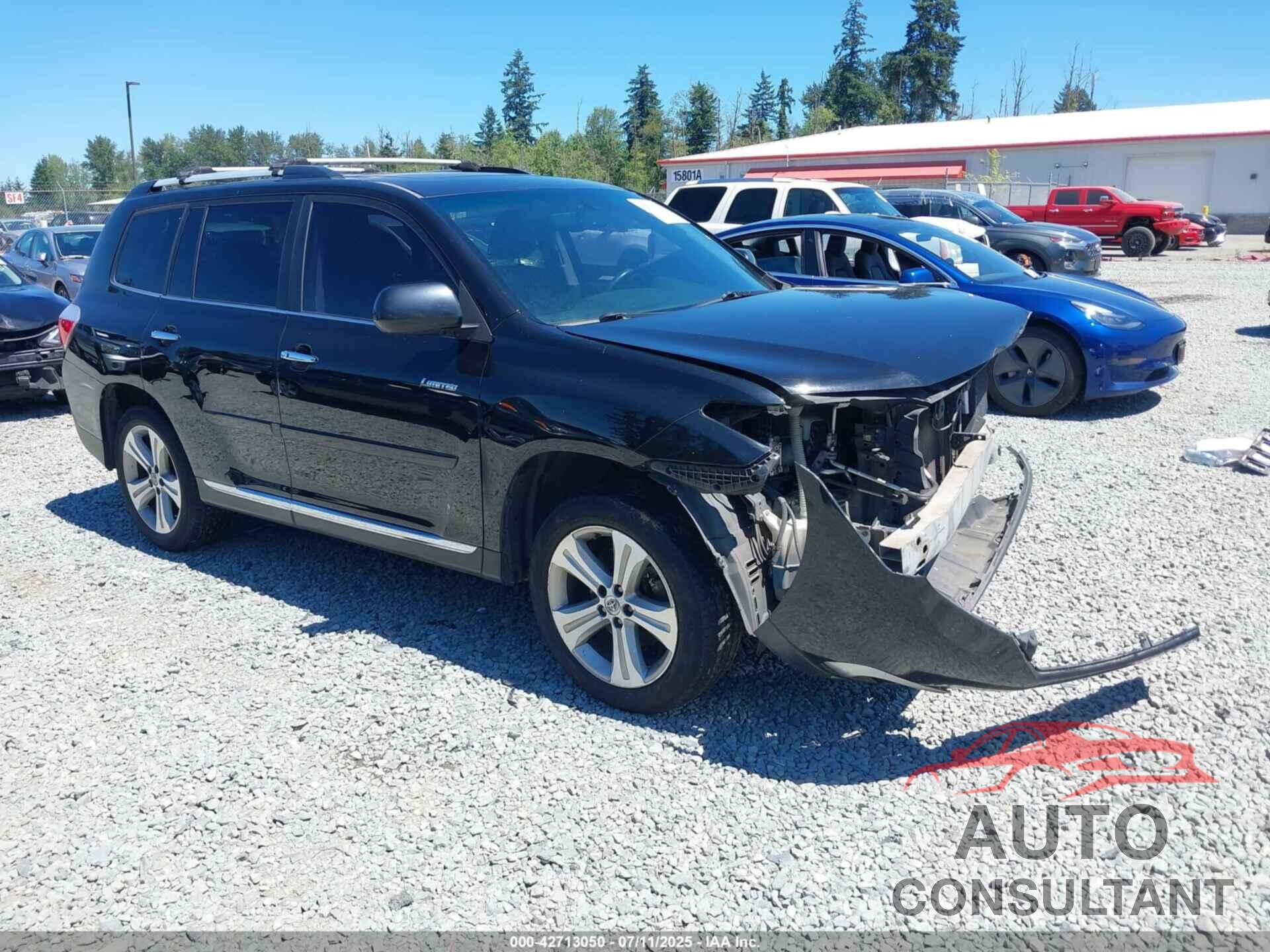 TOYOTA HIGHLANDER 2012 - 5TDDK3EH8CS158731