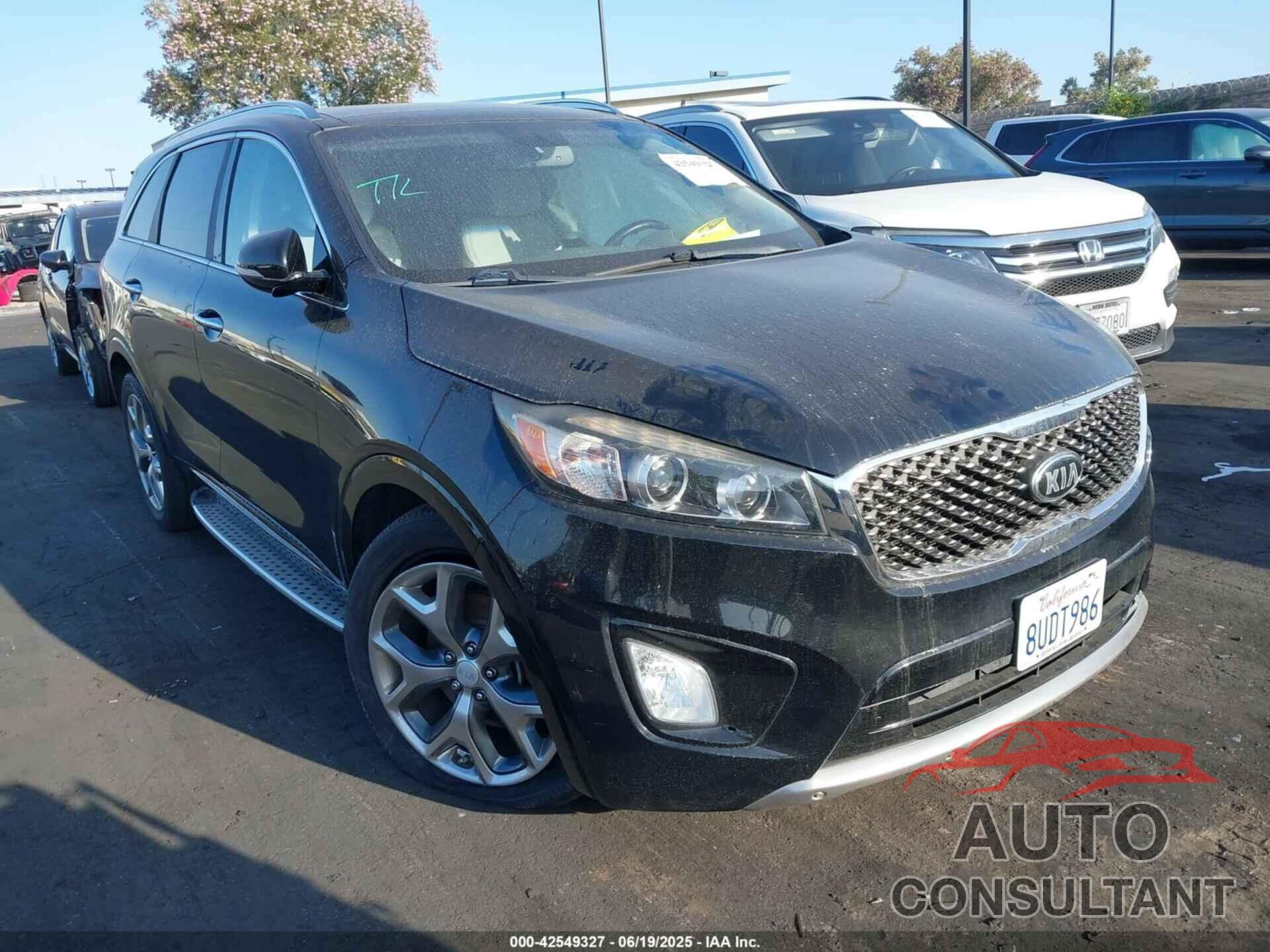 KIA SORENTO 2016 - 5XYPK4A50GG115809