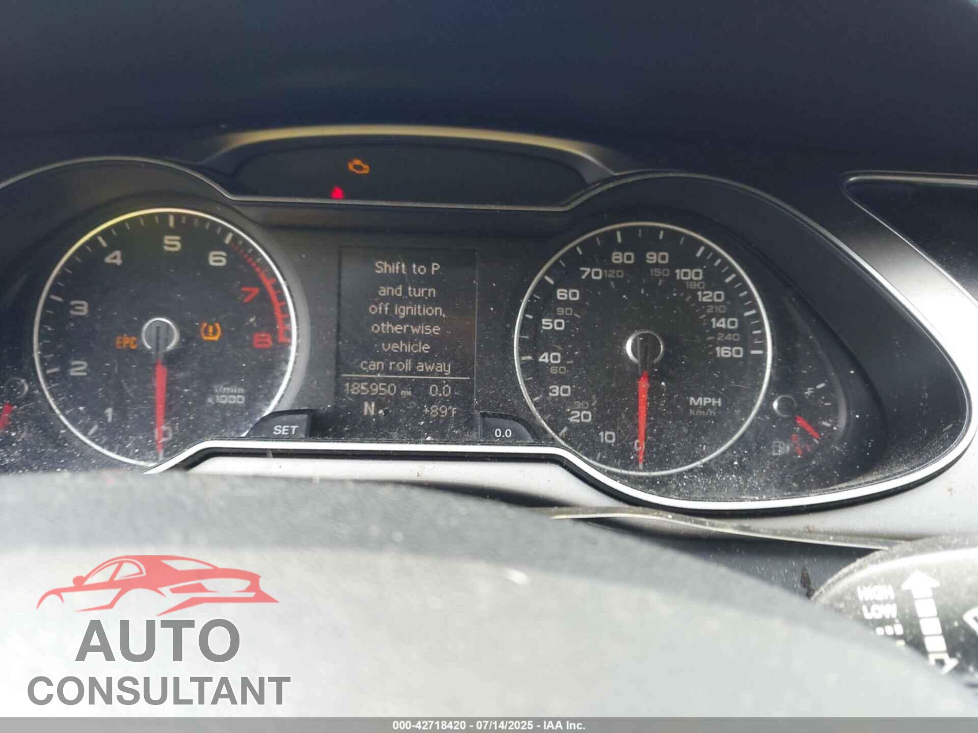 AUDI A4 2013 - WAUAFAFL5DN047010