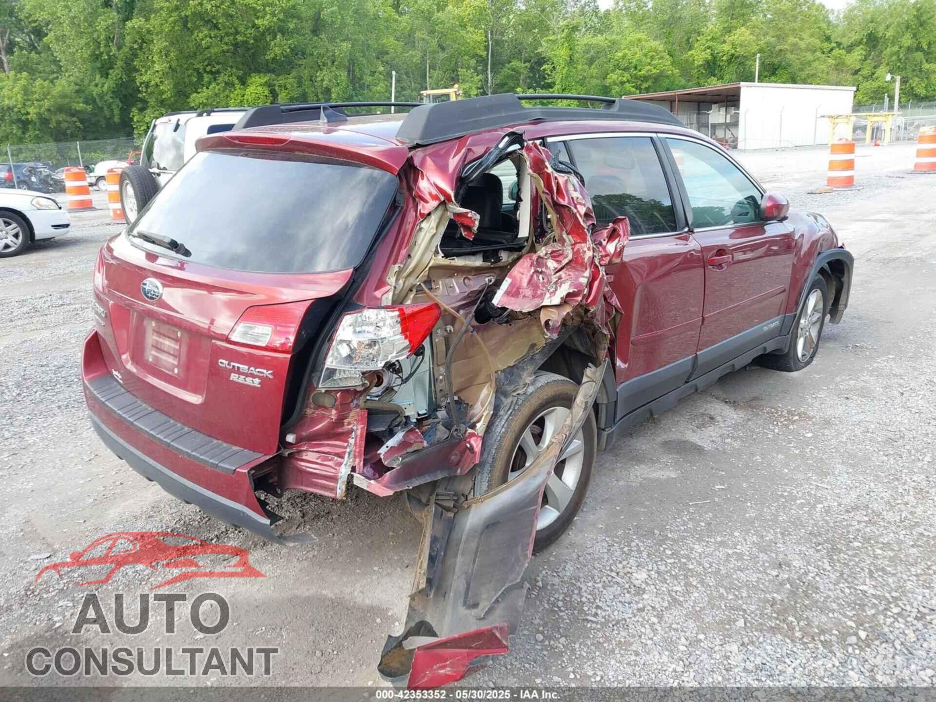 SUBARU OUTBACK 2014 - 4S4BRBLC0E3321988