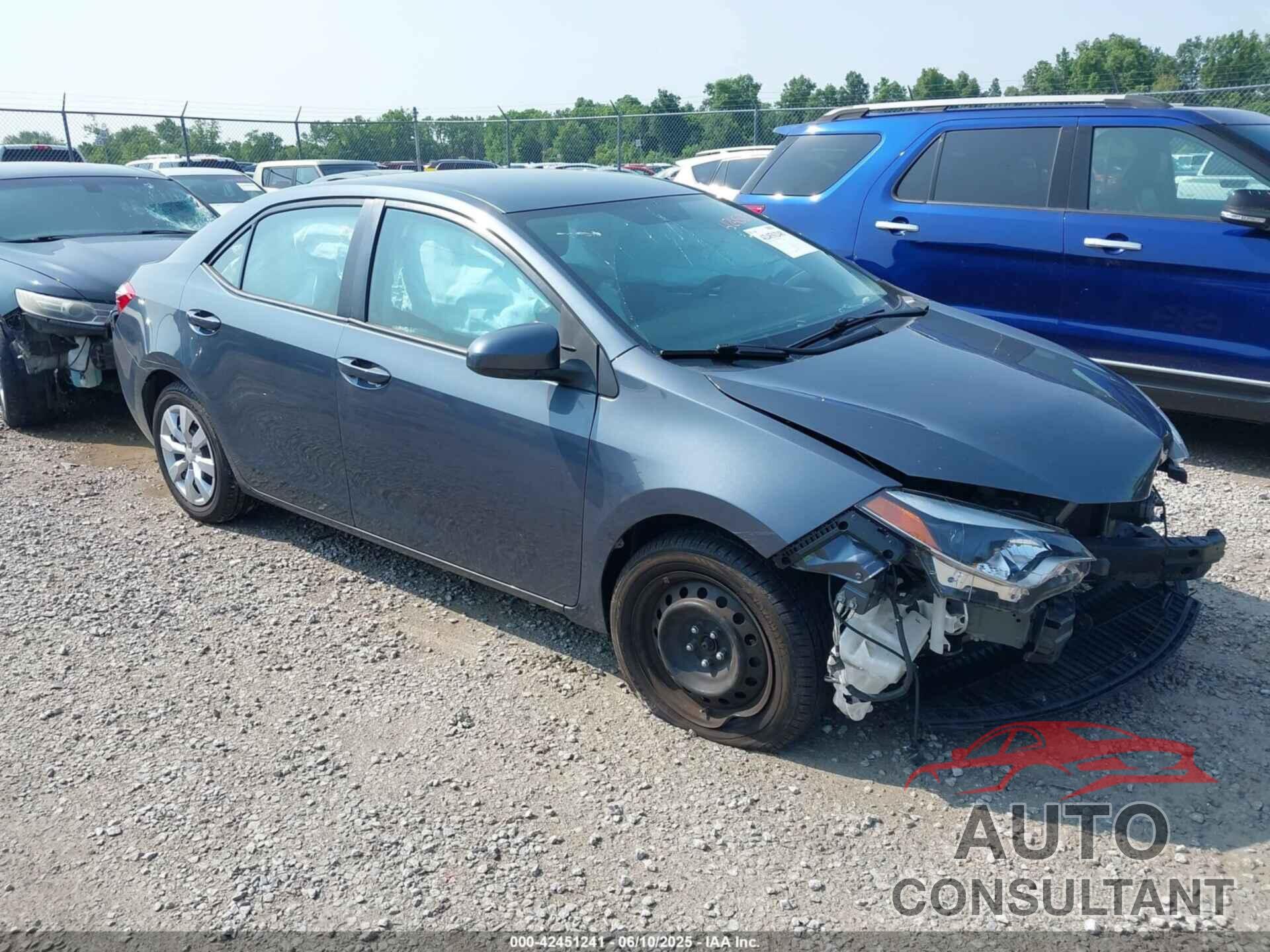 TOYOTA COROLLA 2015 - 2T1BURHE1FC465225