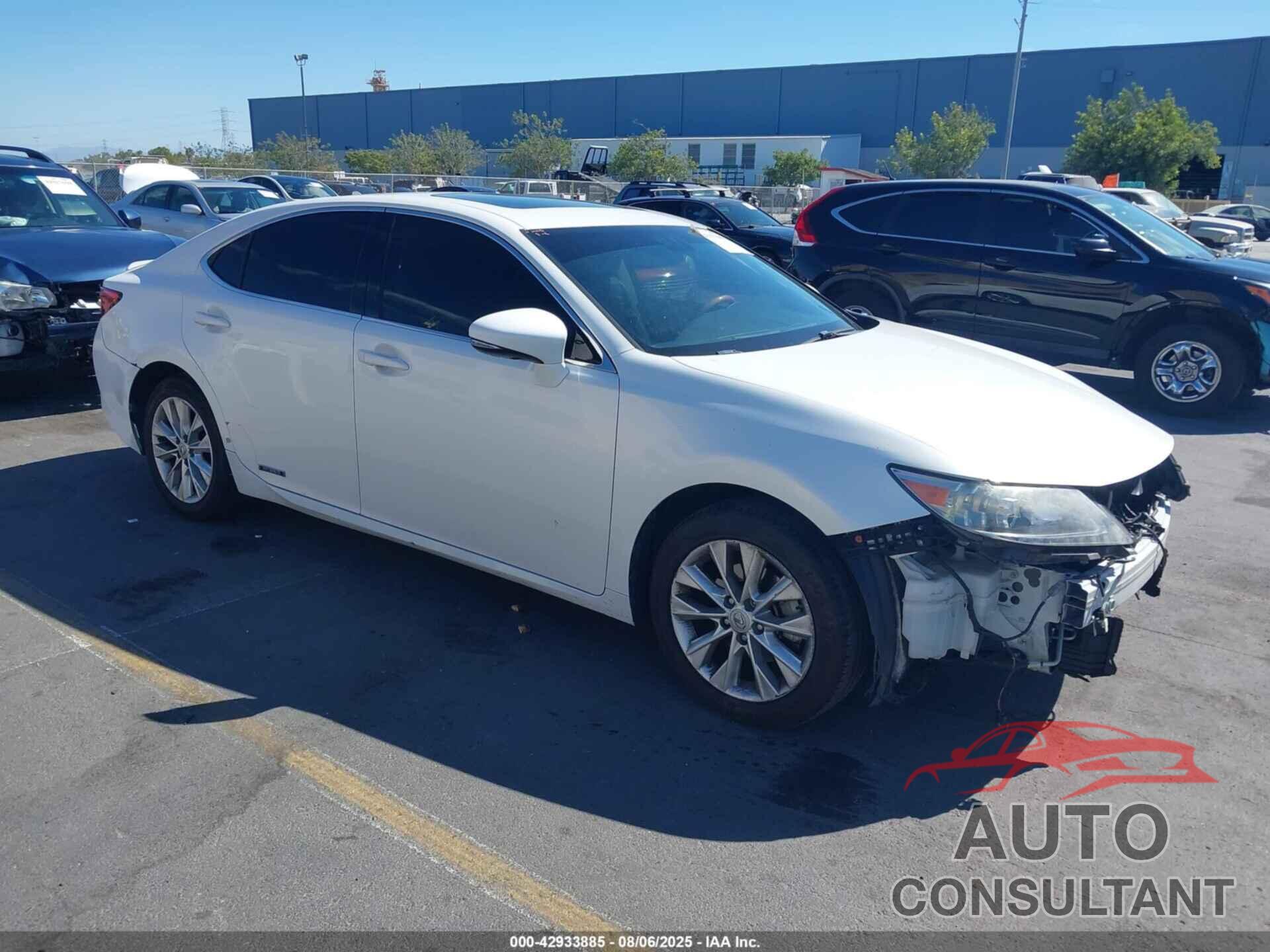 LEXUS ES 300H 2014 - JTHBW1GG3E2044391