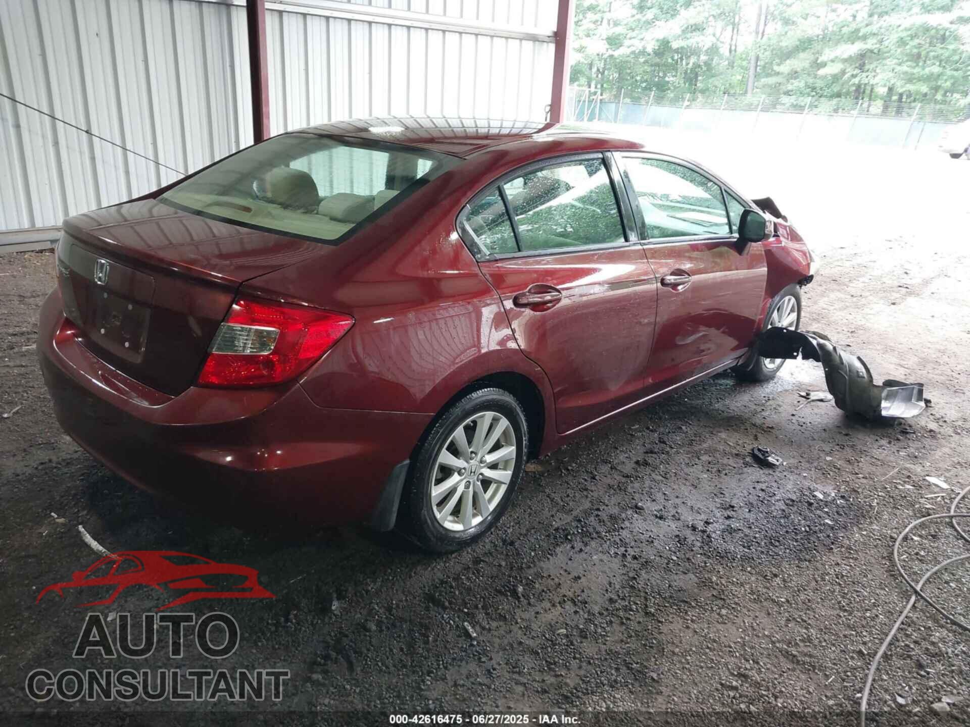HONDA CIVIC 2012 - JHMFB2F83CS006105