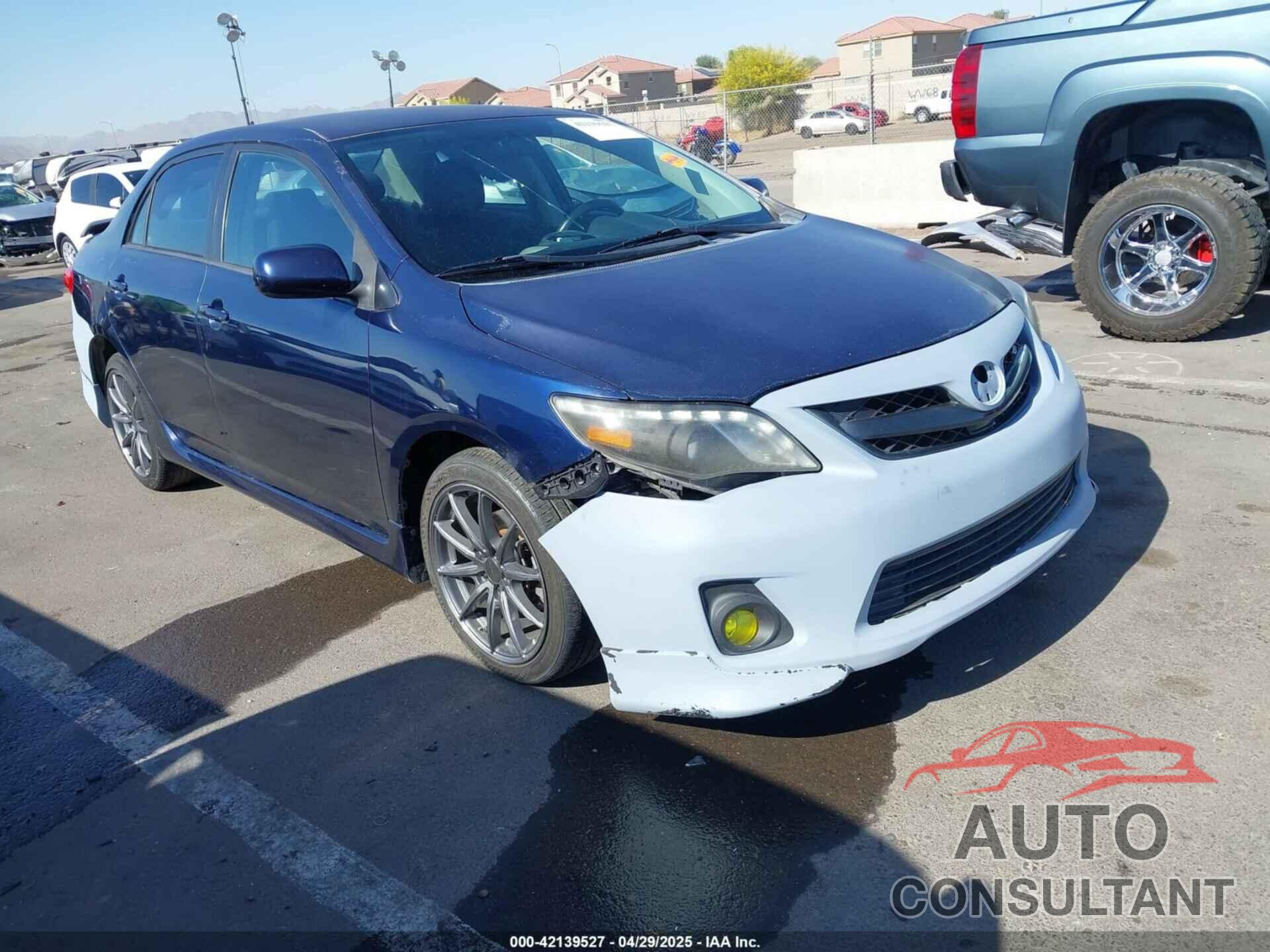 TOYOTA COROLLA 2013 - 5YFBU4EE8DP100982