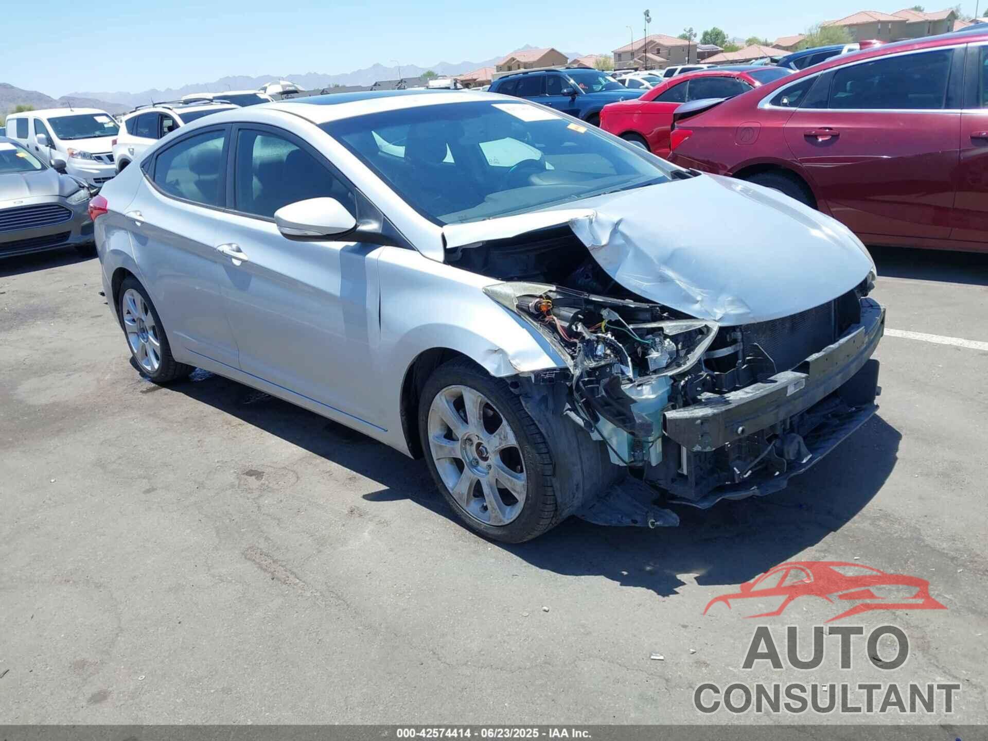HYUNDAI ELANTRA 2012 - 5NPDH4AE5CH099109
