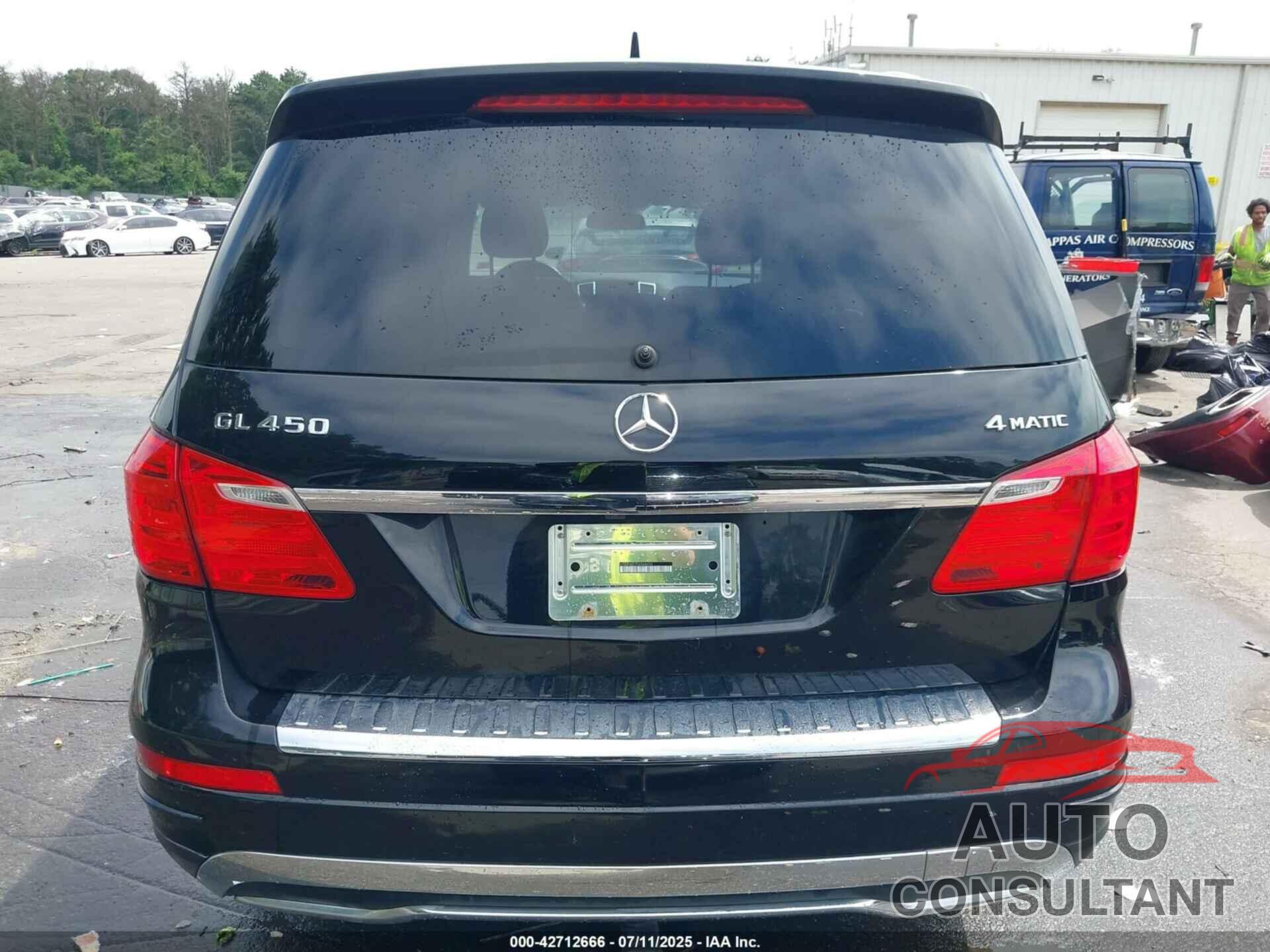 MERCEDES-BENZ GL 450 2015 - 4JGDF6EE7FA564654