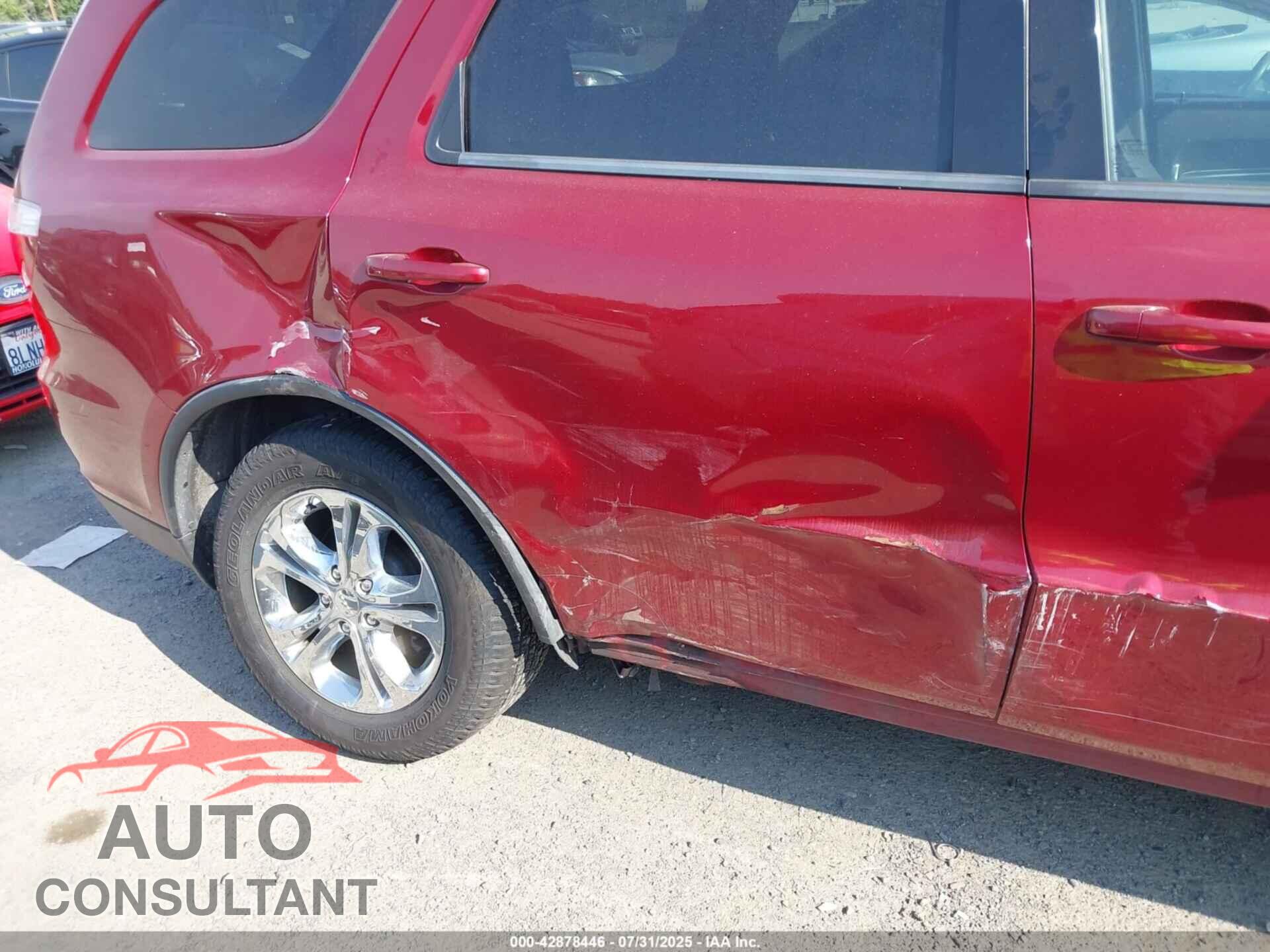 DODGE DURANGO 2013 - 1C4RDJAG1DC690987
