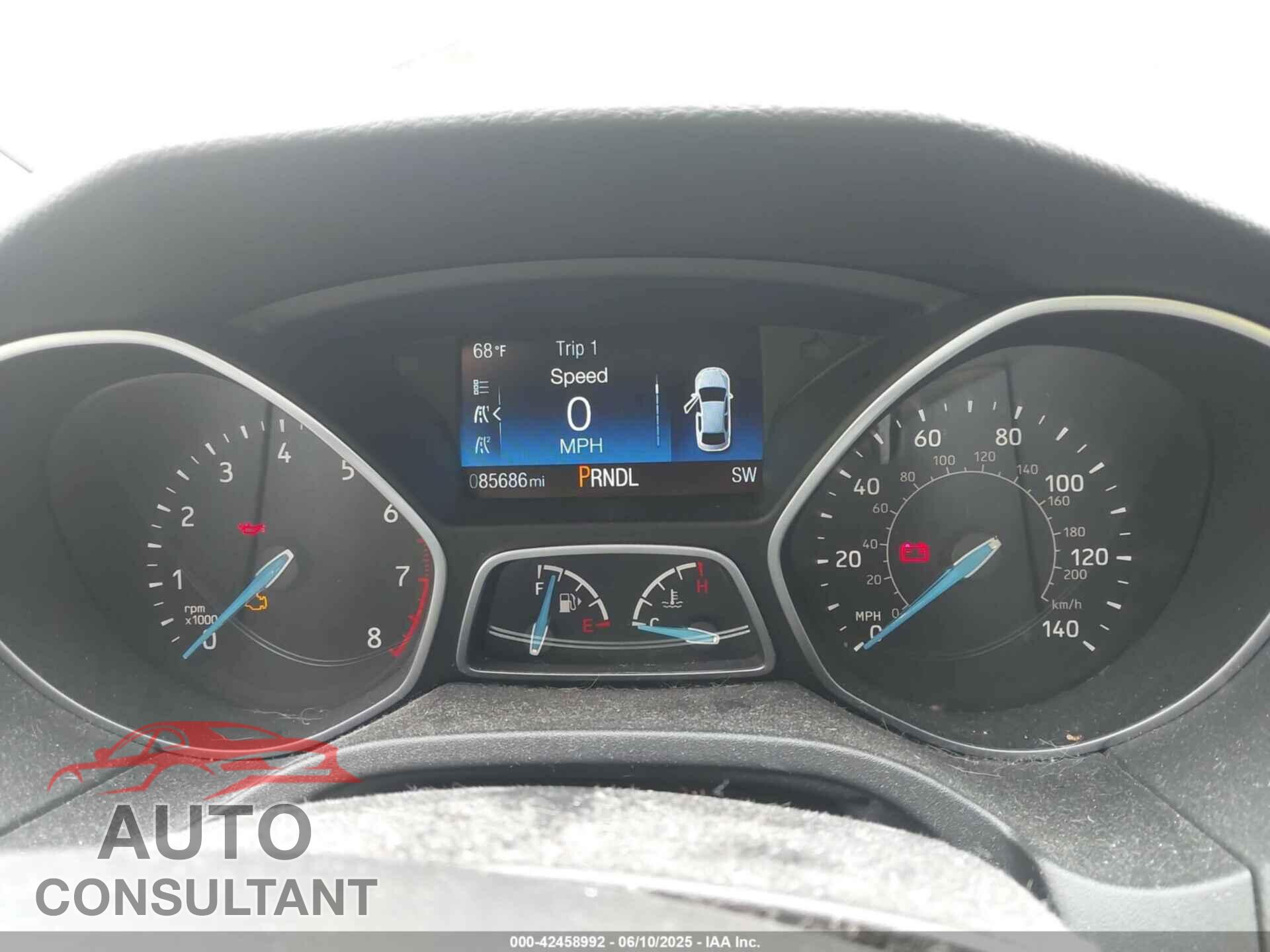 FORD FOCUS 2017 - 1FADP3F23HL293741