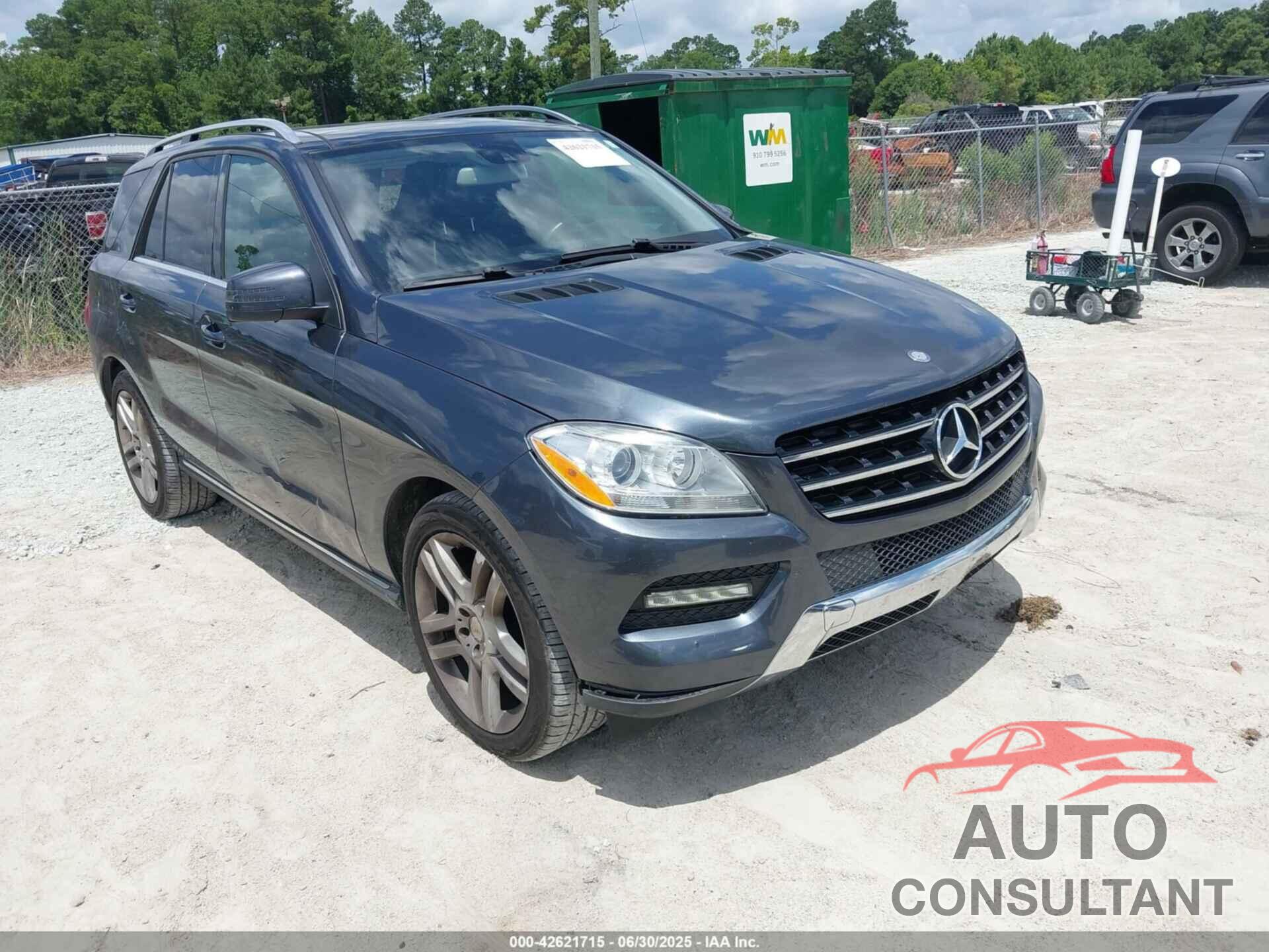 MERCEDES-BENZ ML 350 BLUETEC 2013 - 4JGDA2EB6DA143096