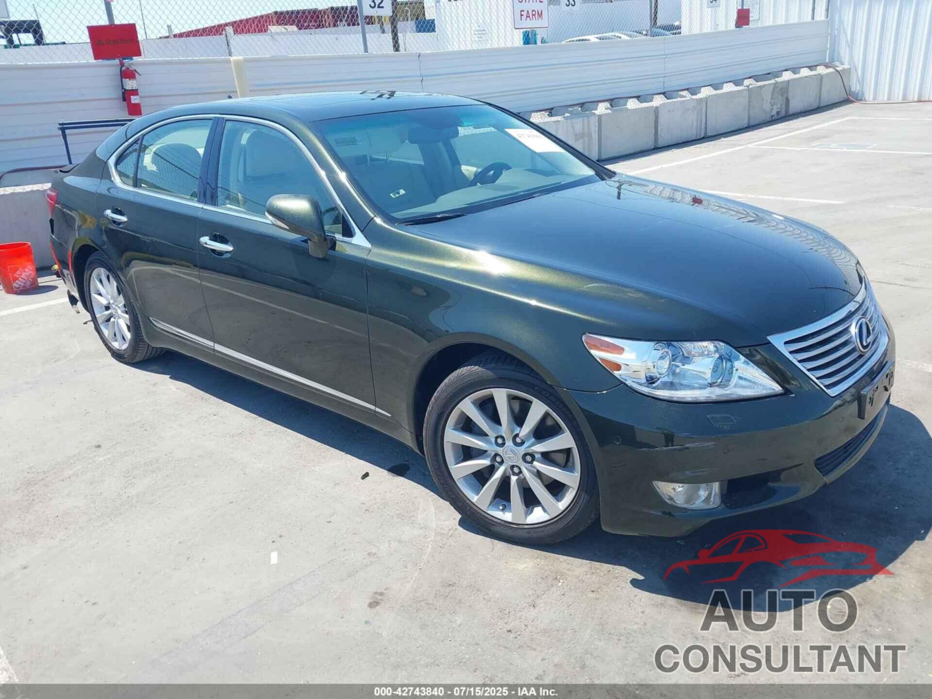 LEXUS LS 460 2010 - JTHBL5EF5A5092493