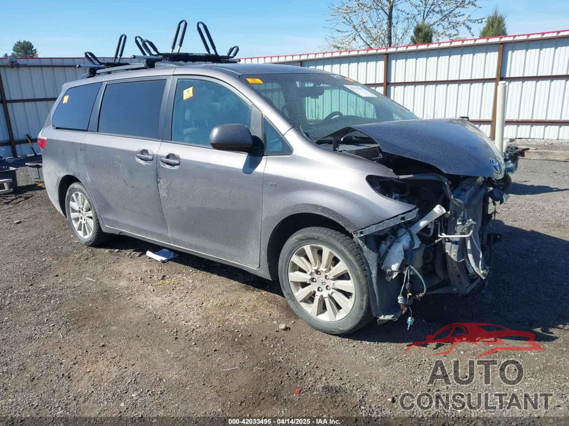 TOYOTA SIENNA 2016 - 5TDJK3DC9GS130774