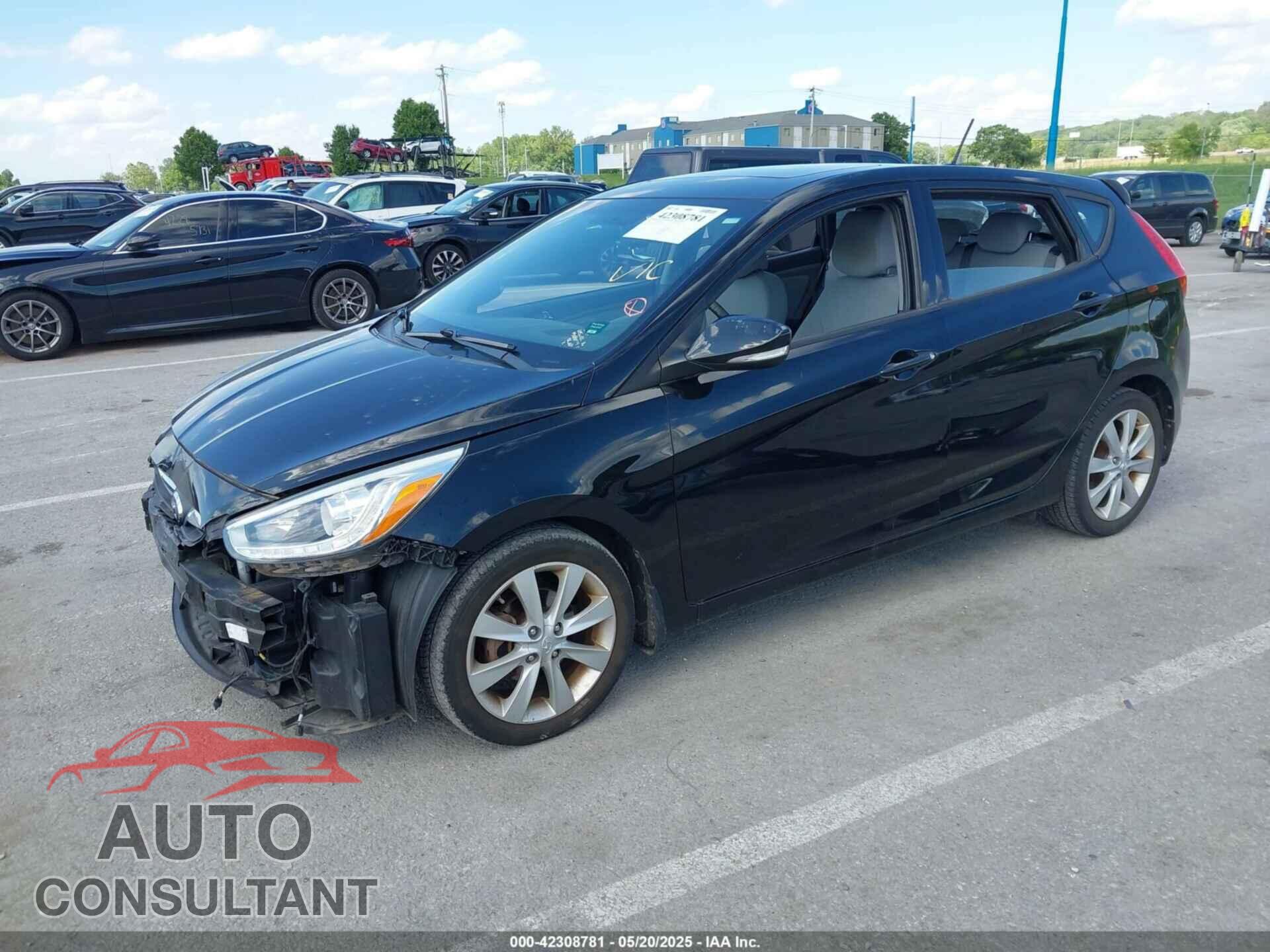 HYUNDAI ACCENT 2014 - KMHCU5AE6EU165345