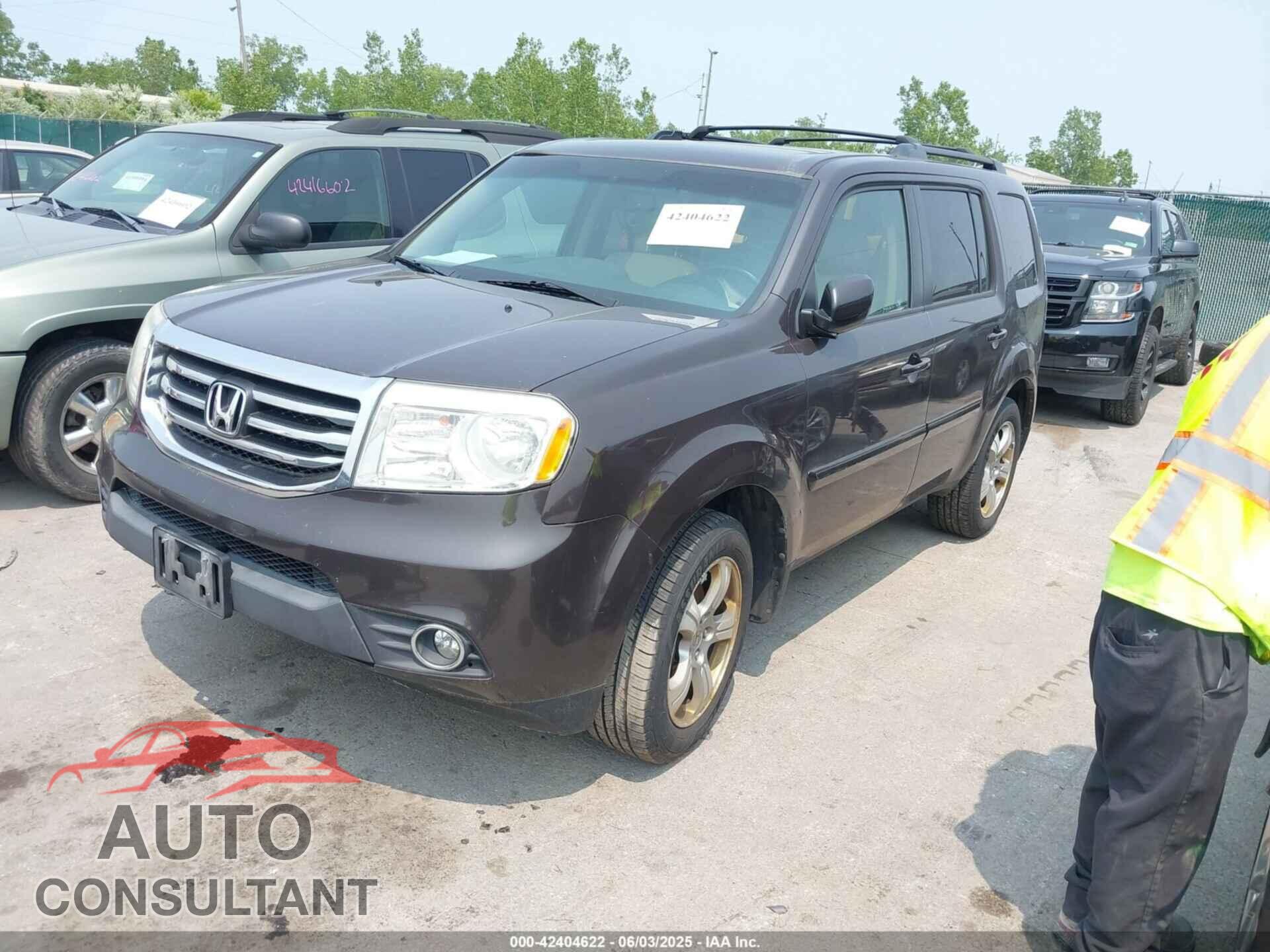HONDA PILOT 2012 - 5FNYF4H50CB080933