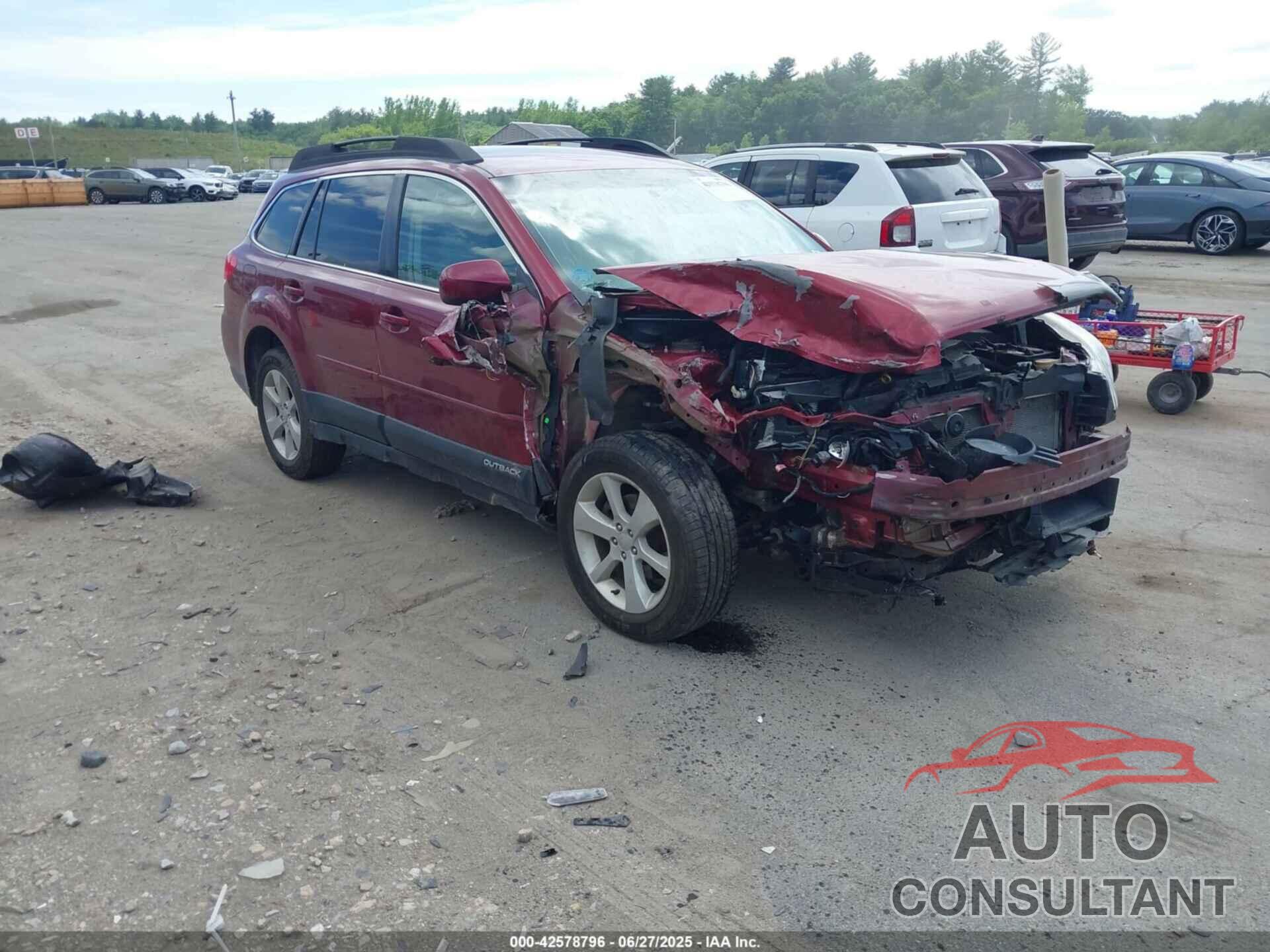 SUBARU OUTBACK 2013 - 4S4BRBCC7D3320660