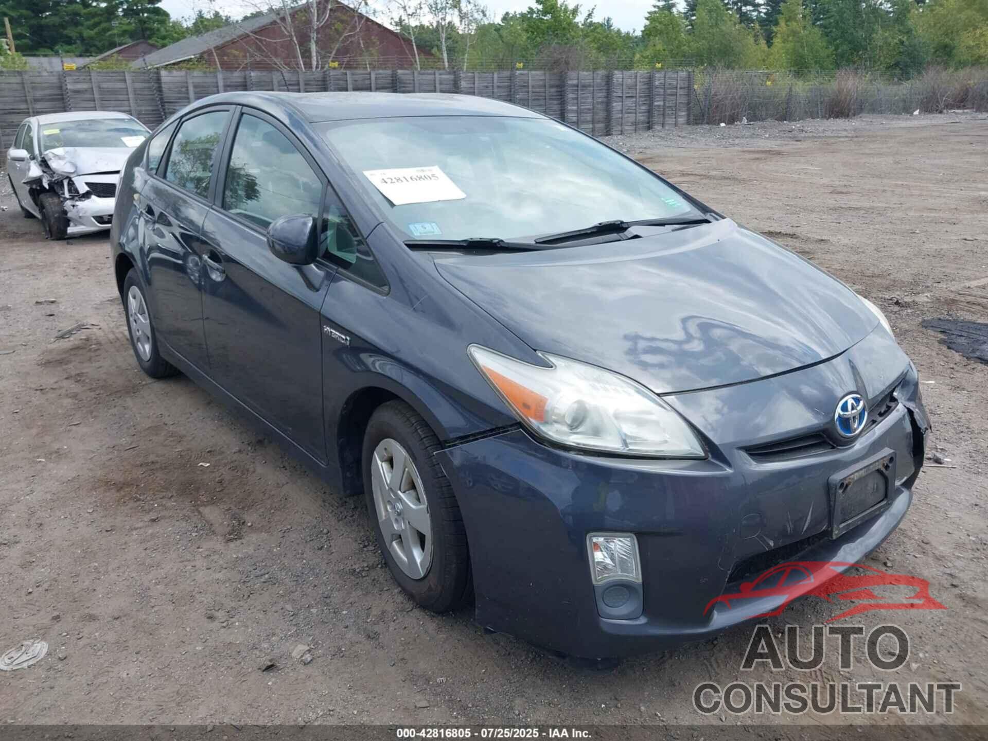 TOYOTA PRIUS 2011 - JTDKN3DU5B0292045