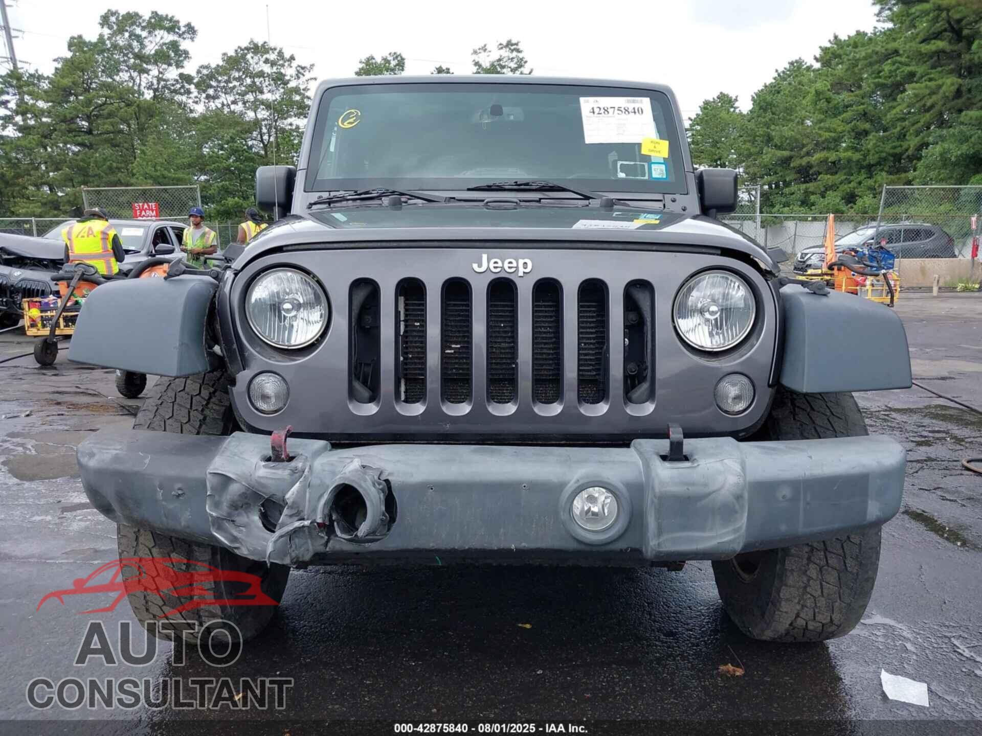 JEEP WRANGLER 2016 - 1C4HJWCG8GL197407
