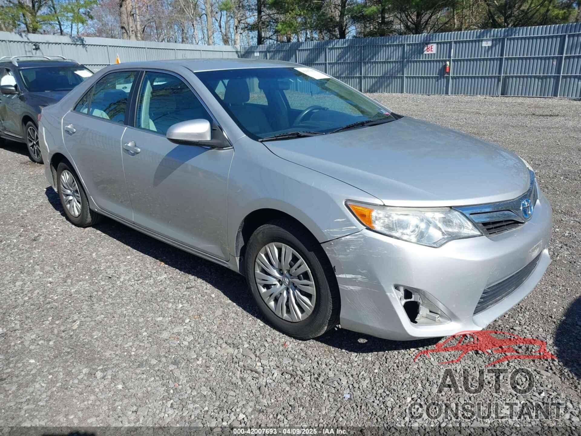 TOYOTA CAMRY HYBRID 2012 - 4T1BD1FK6CU006874