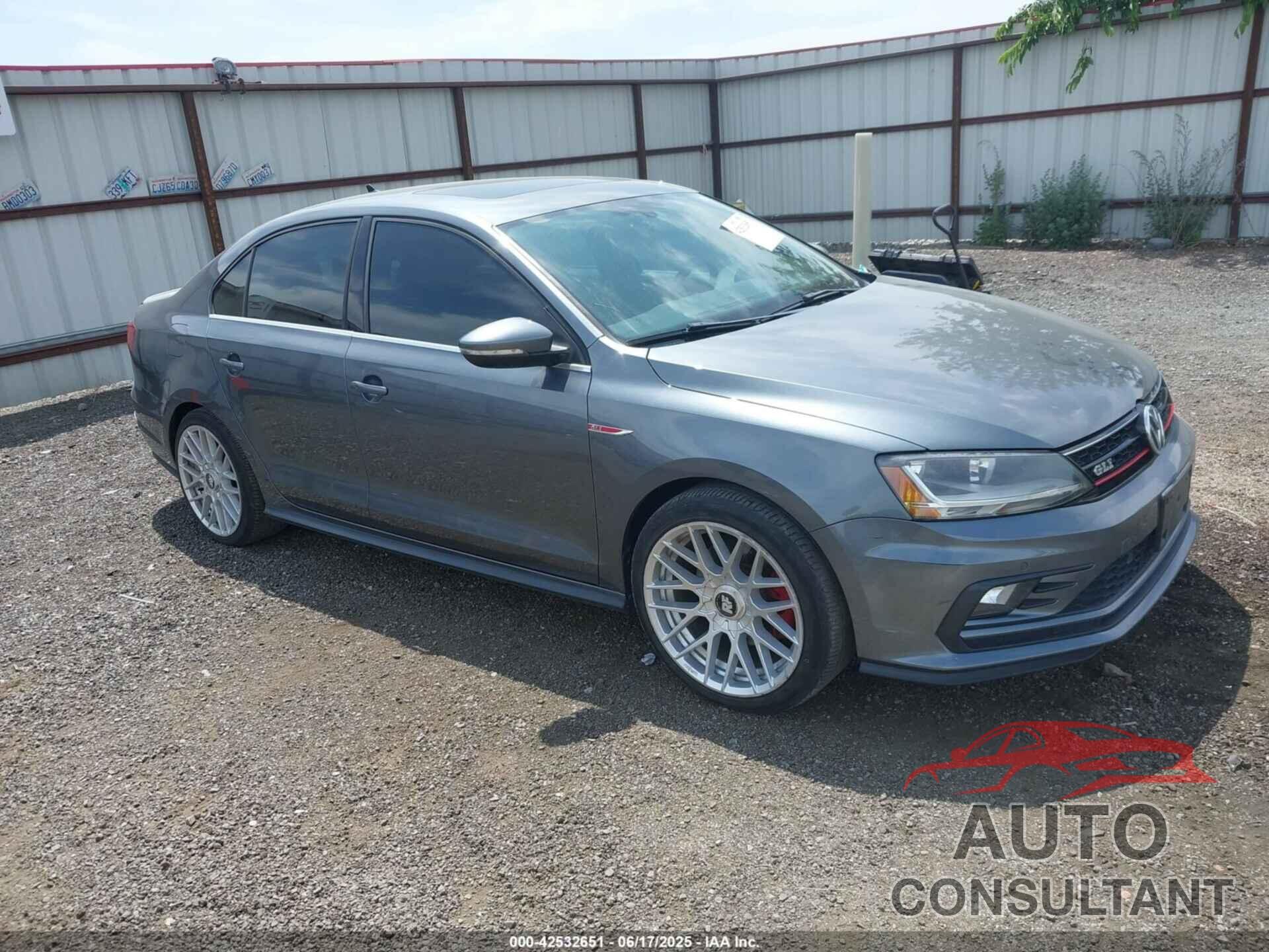 VOLKSWAGEN JETTA 2017 - 3VW5T7AJ5HM332163