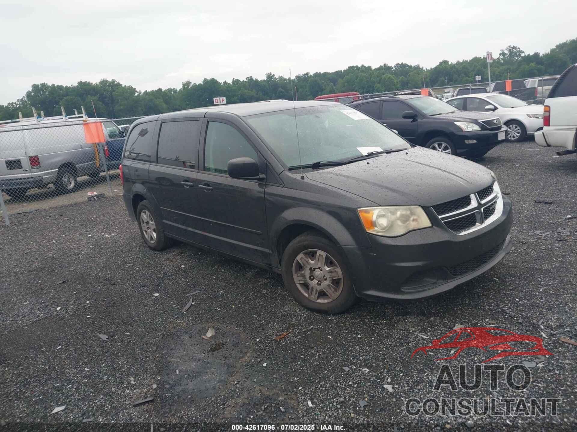 DODGE GRAND CARAVAN 2012 - 2C4RDGBGXCR231707