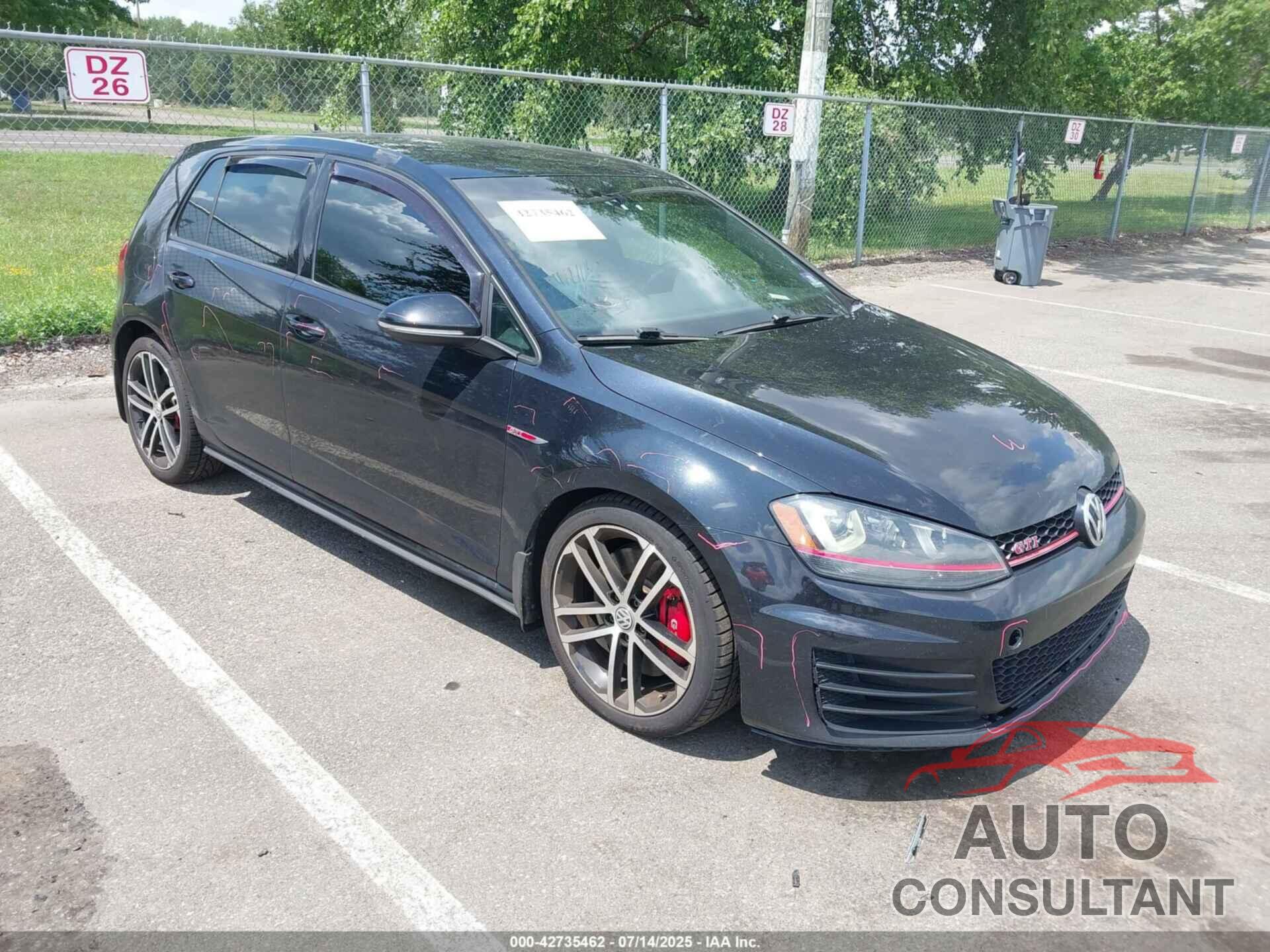 VOLKSWAGEN GOLF GTI 2017 - 3VW447AU7HM037973