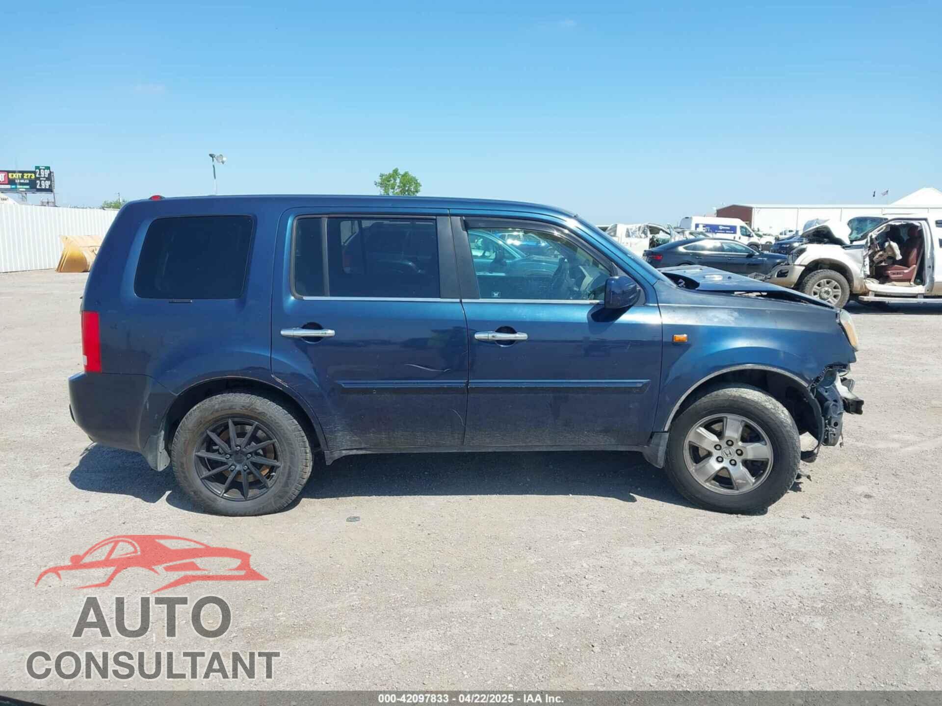 HONDA PILOT 2011 - 5FNYF4H45BB067553