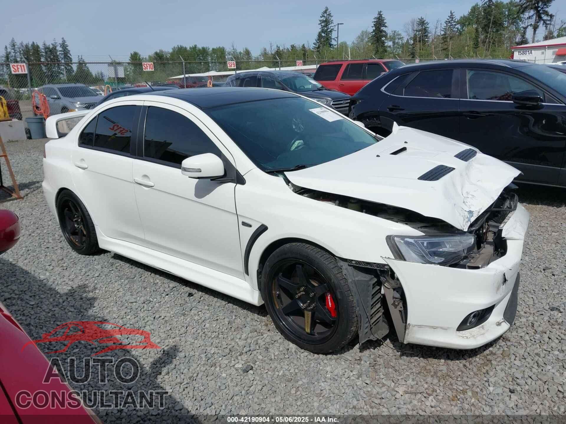MITSUBISHI LANCER EVOLUTION 2015 - JA32W8FV4FU025461