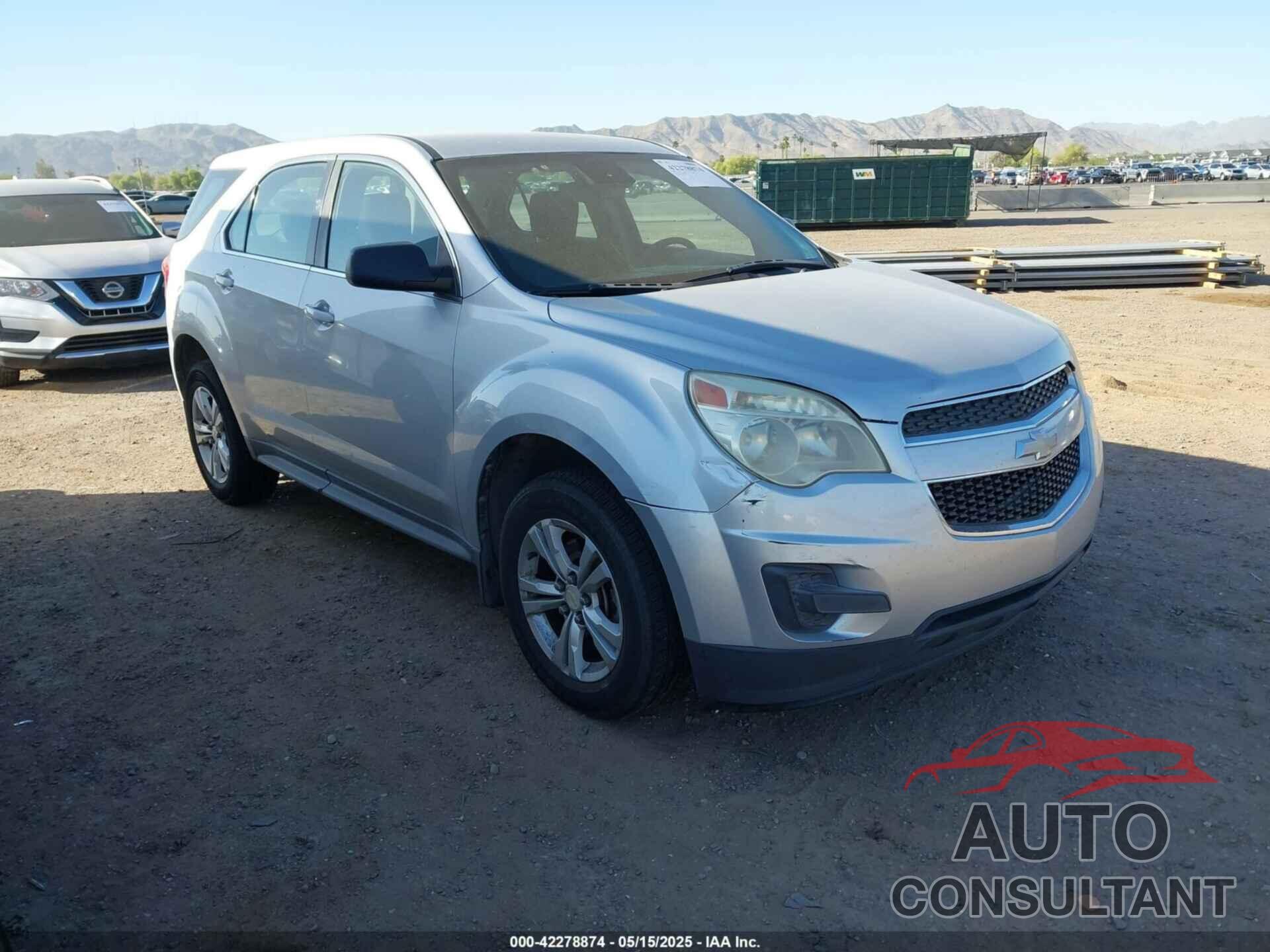 CHEVROLET EQUINOX 2012 - 2GNALBEK5C1114397