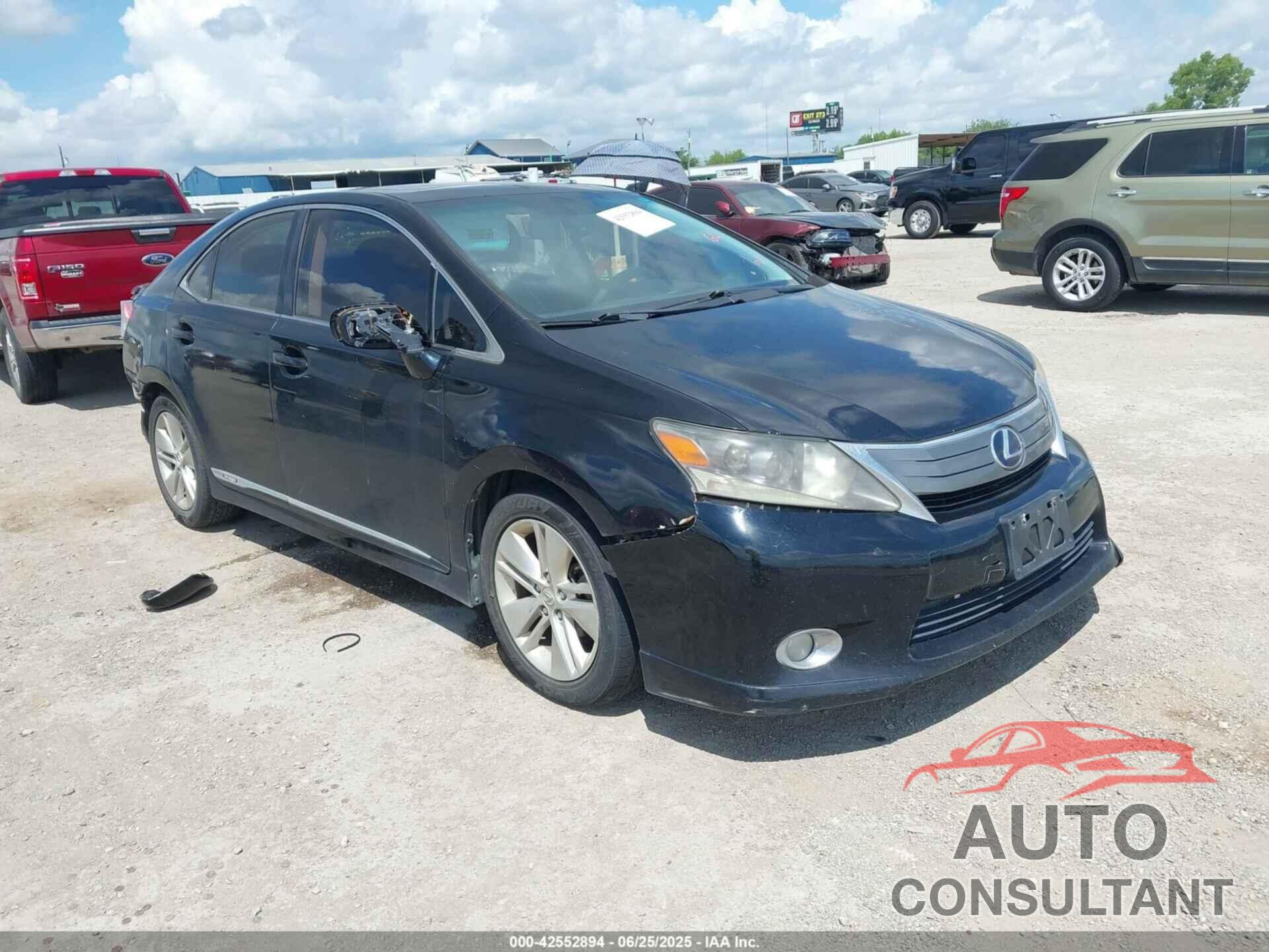 LEXUS HS 250H 2010 - JTHBB1BA9A2005782