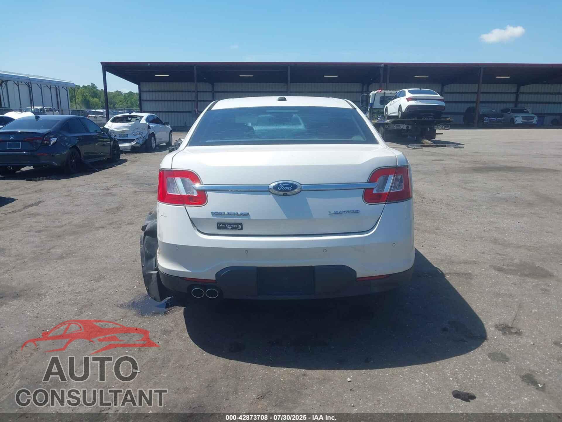FORD TAURUS 2012 - 1FAHP2FW8CG122855